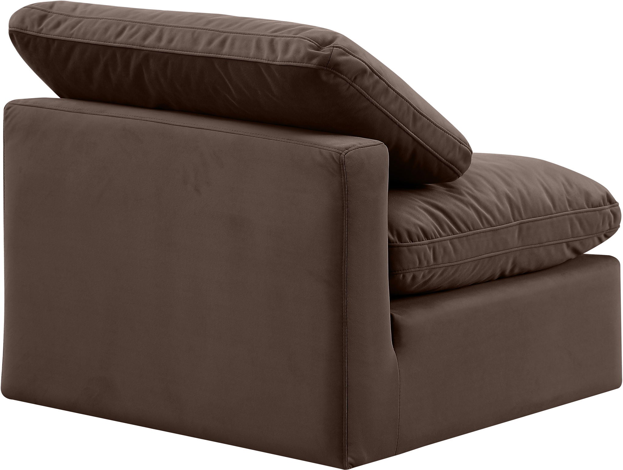 Indulge - Velvet Armless Chair