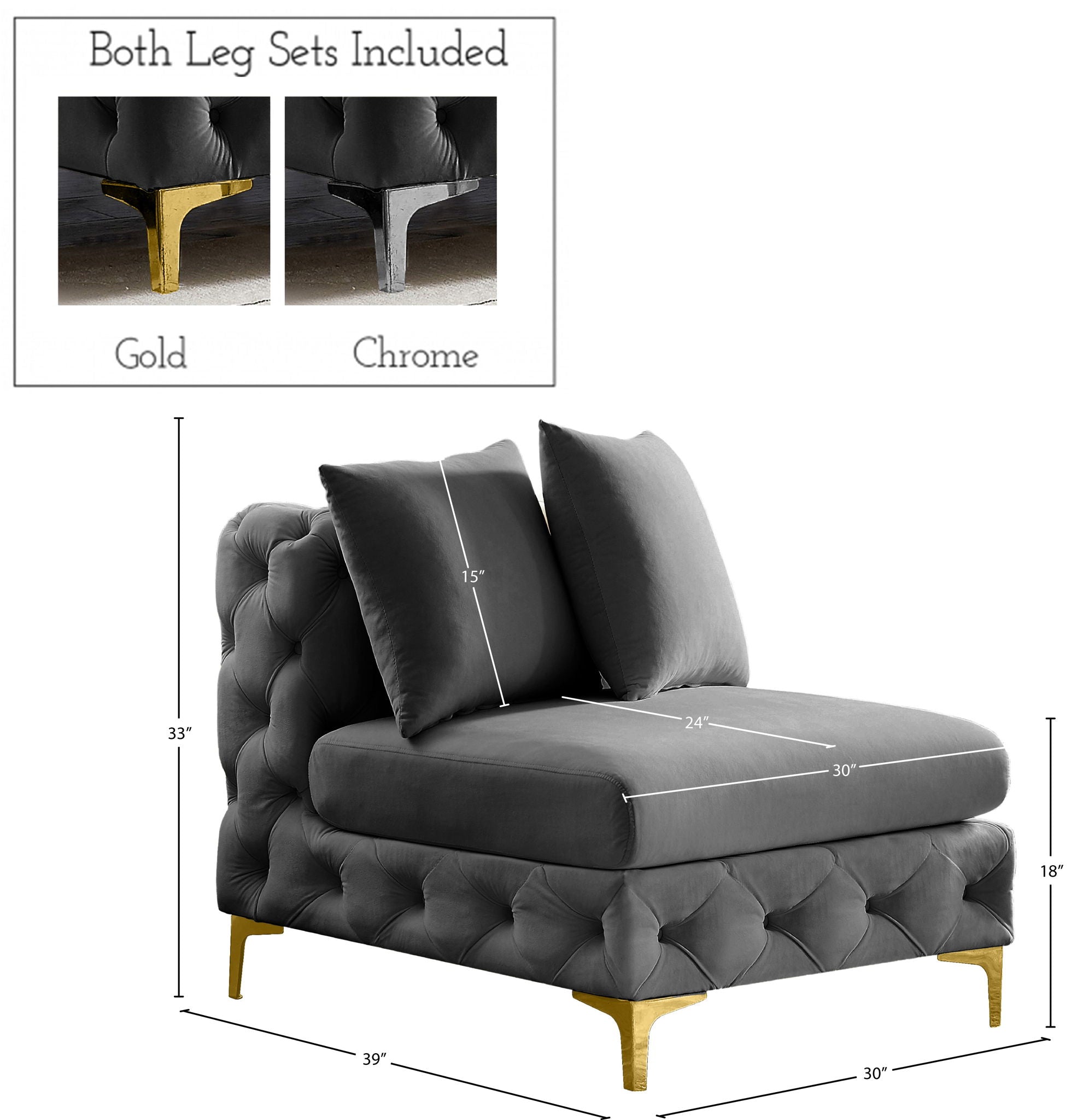 Tremblay - Armless Chair