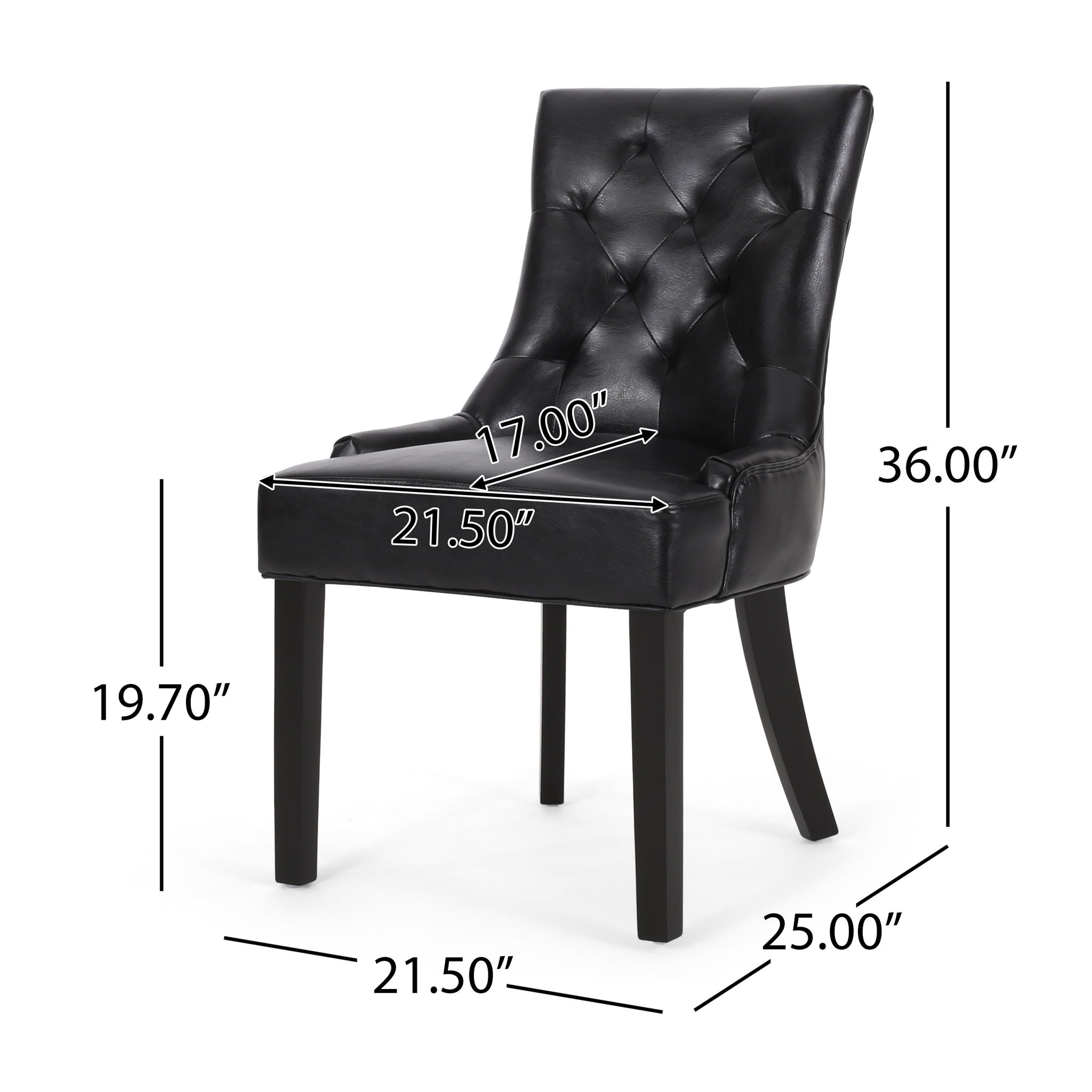 Cheney - Contemporary Dining Chair Tufted Upholstery (Set of 2)
