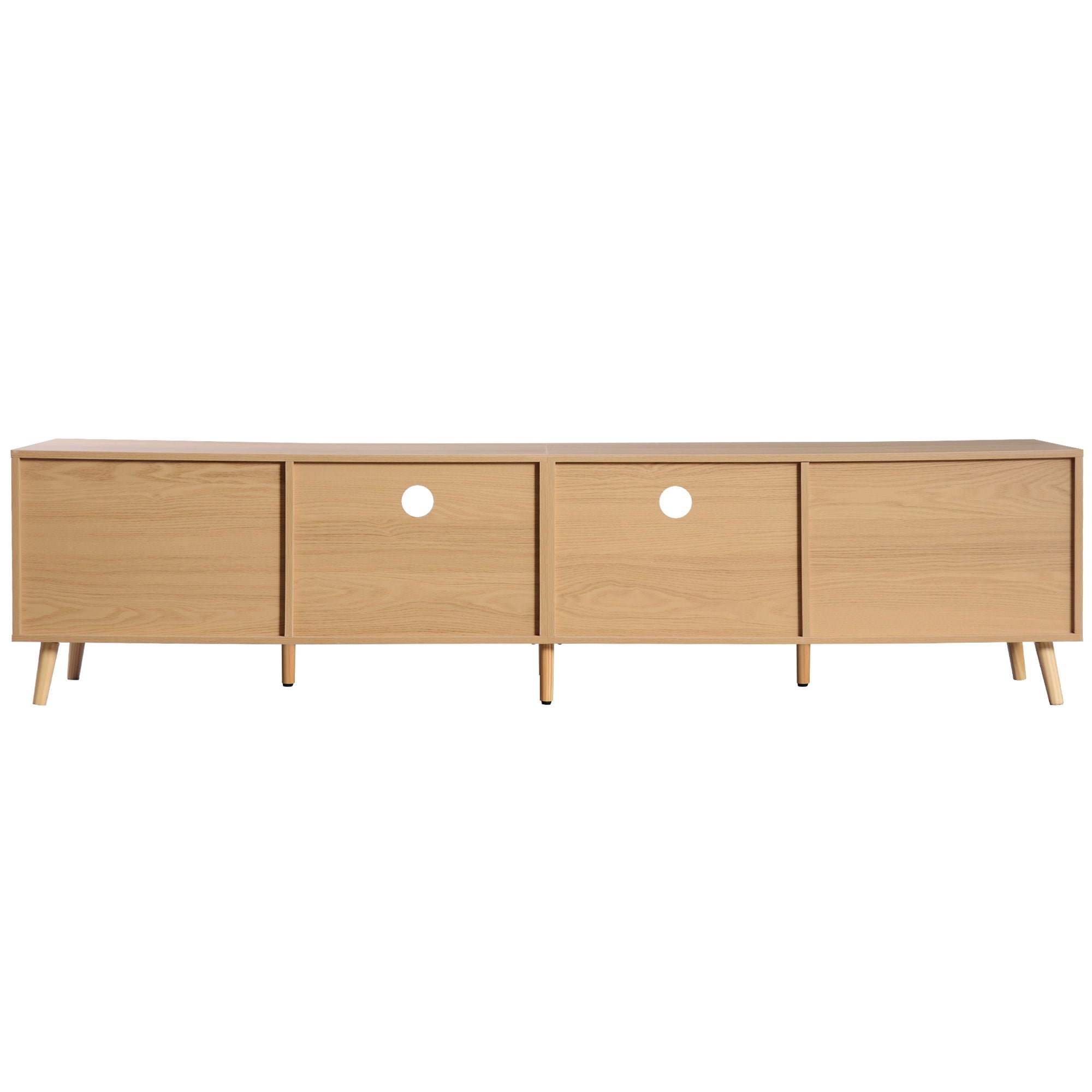 TV Stand, Media Console With Cable Management