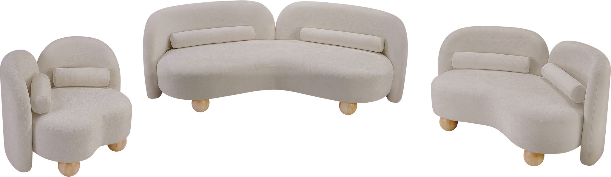 Daphne - Chenille Loveseat