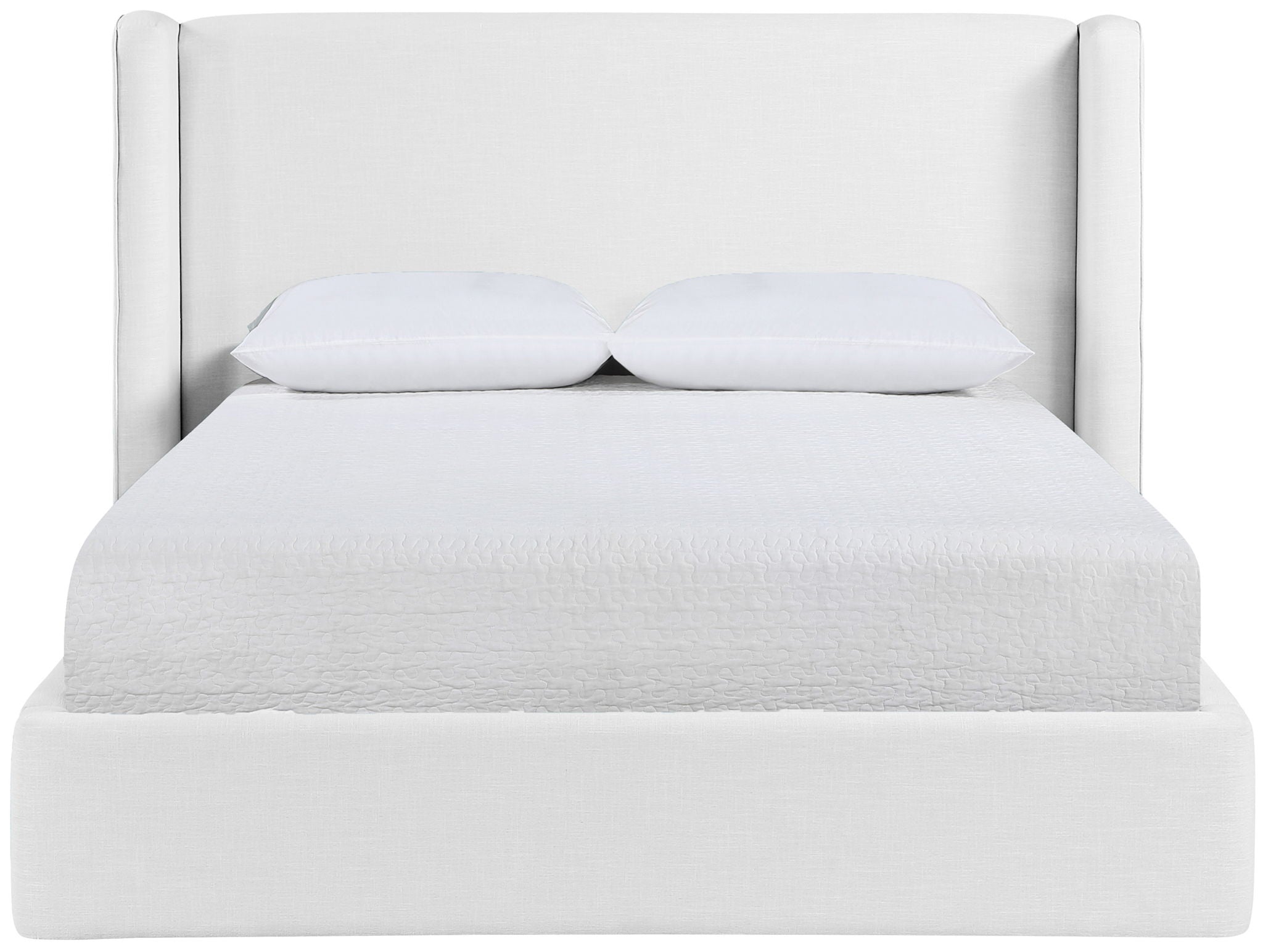 Kendall - Linen Textured Fabric Upholstered Bed