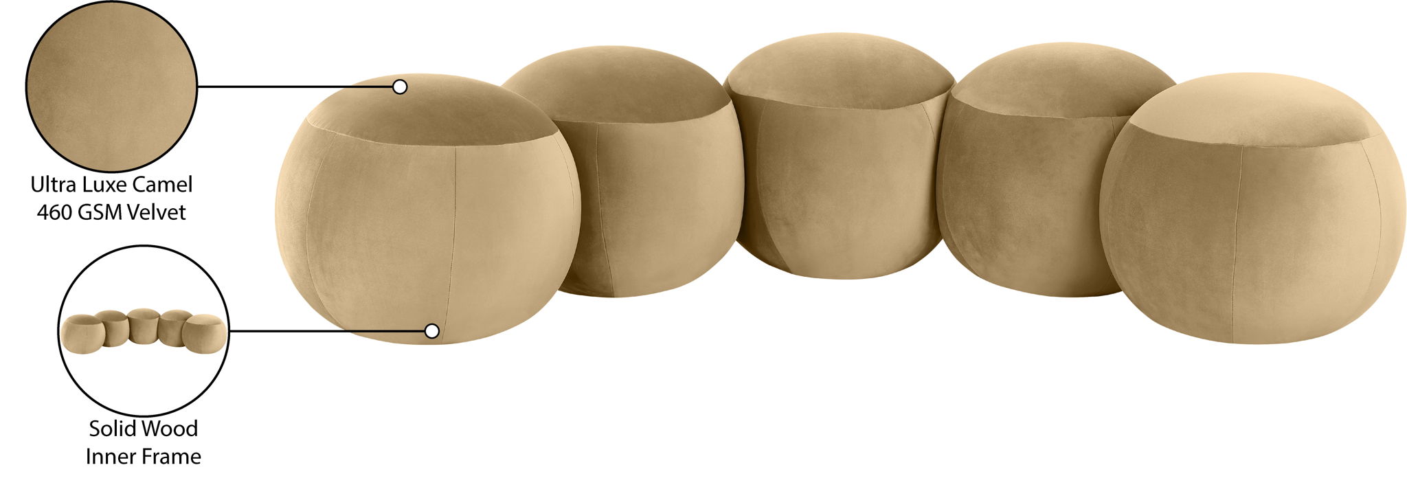 Apollo - Bench - Fabric