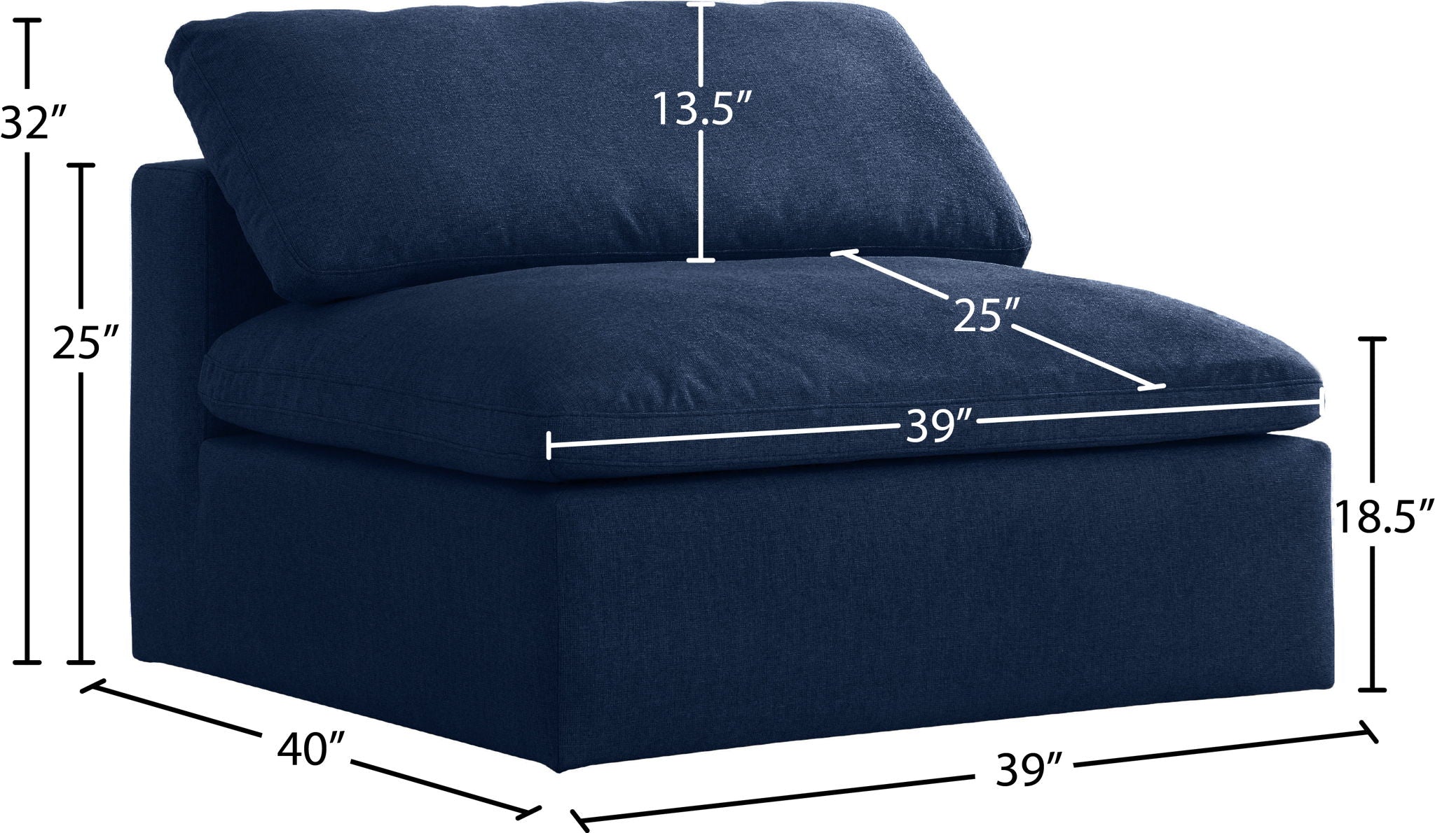 Serene - Armless Chair