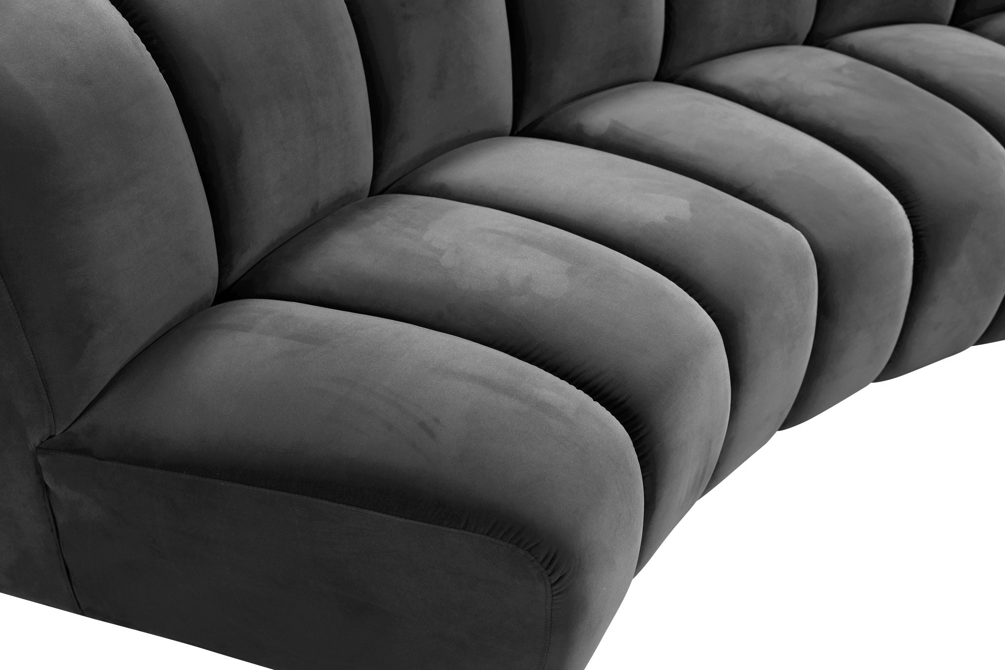 Infinity - 8 Piece Velvet Modular Sectional