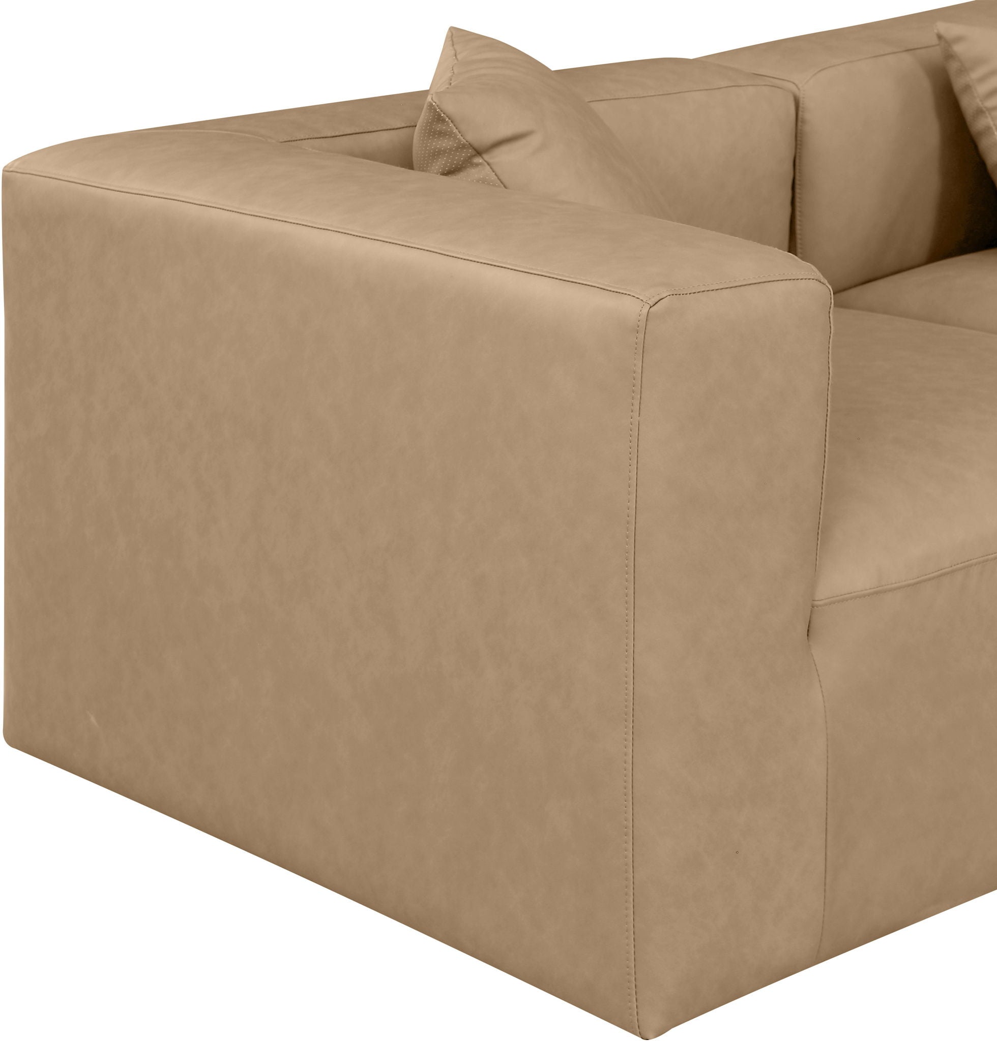 Cube - Modular 2 Piece Sofa - Tan