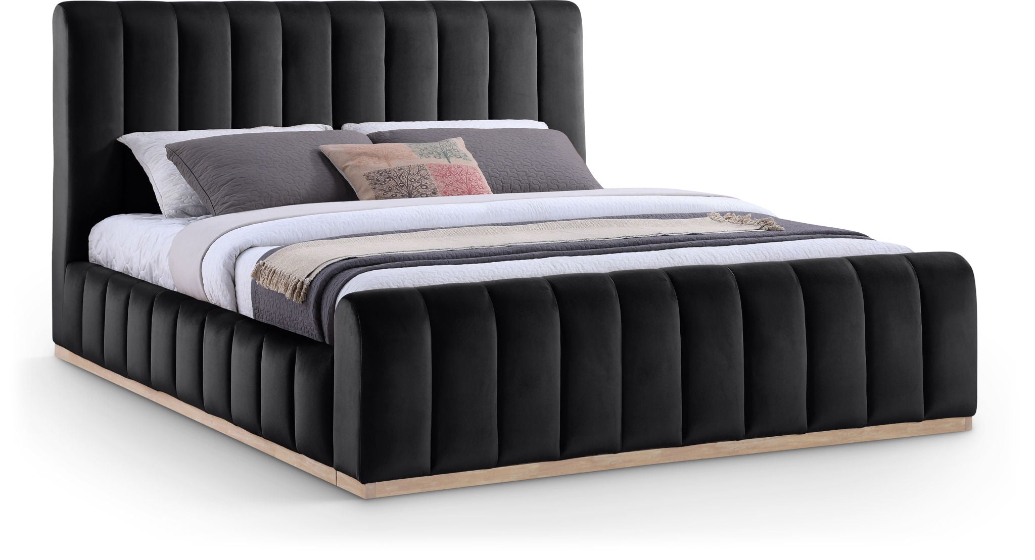 Amara - Velvet Bed