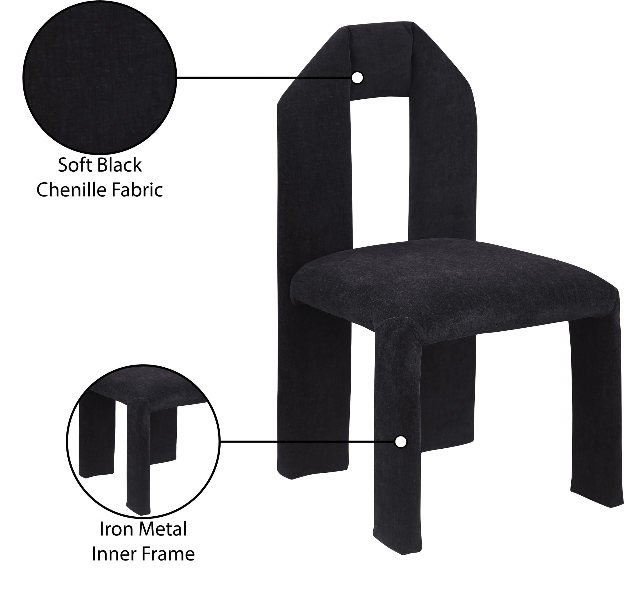 Bennett - Chenille Dining Chair (Set of 2)