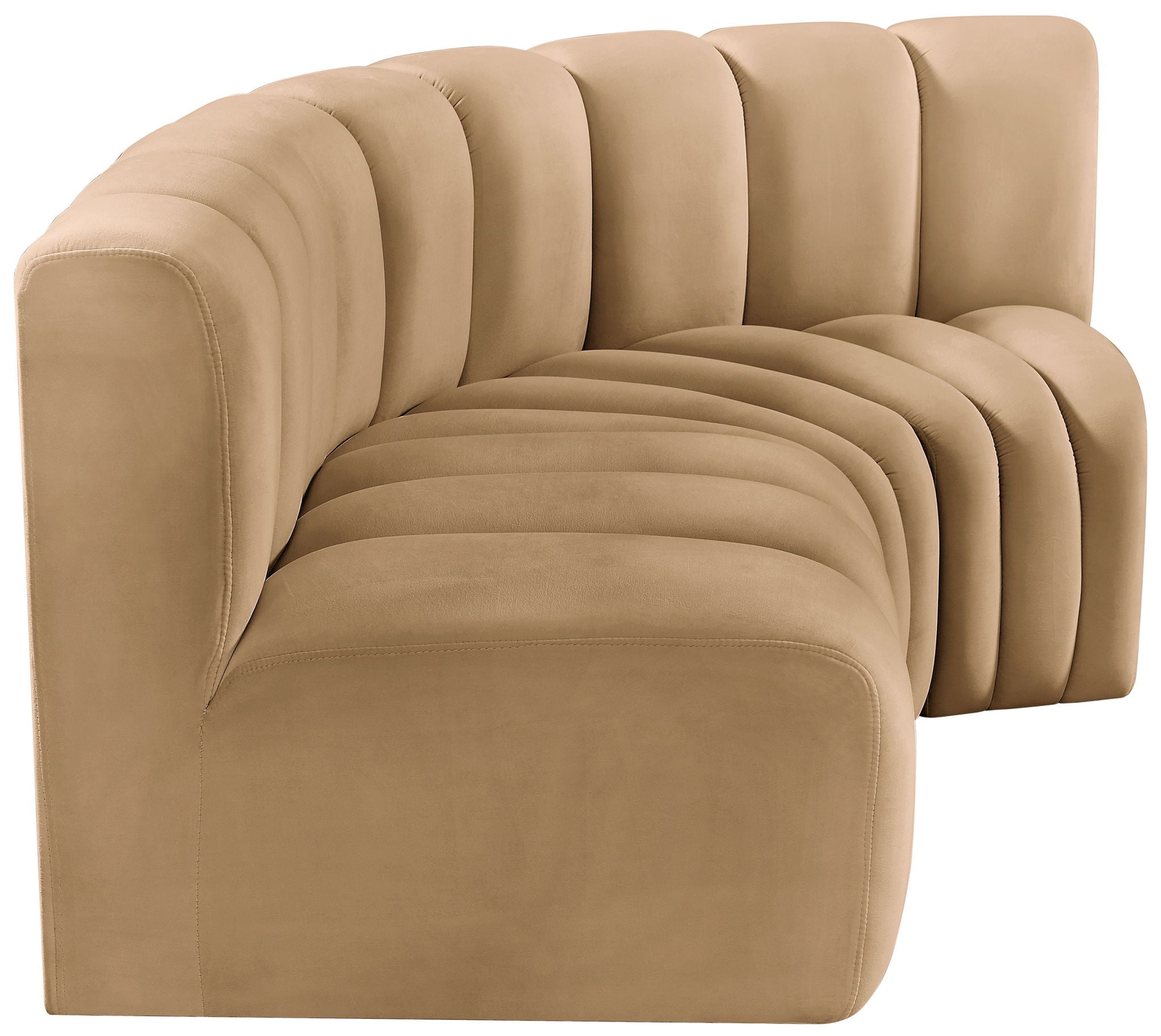 Arc - Velvet 3 Piece Sofa