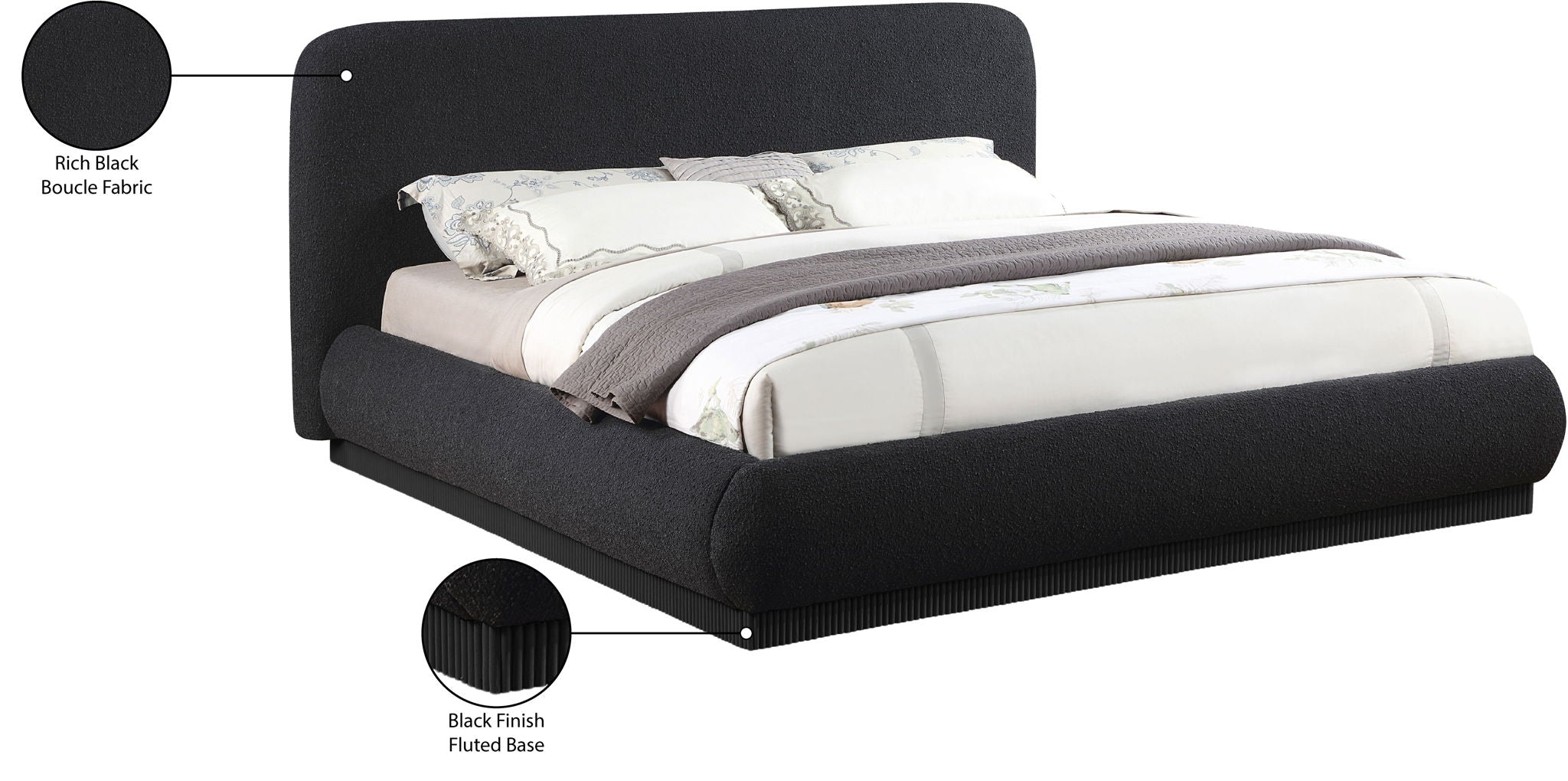 Rigby - Bed With Black Base