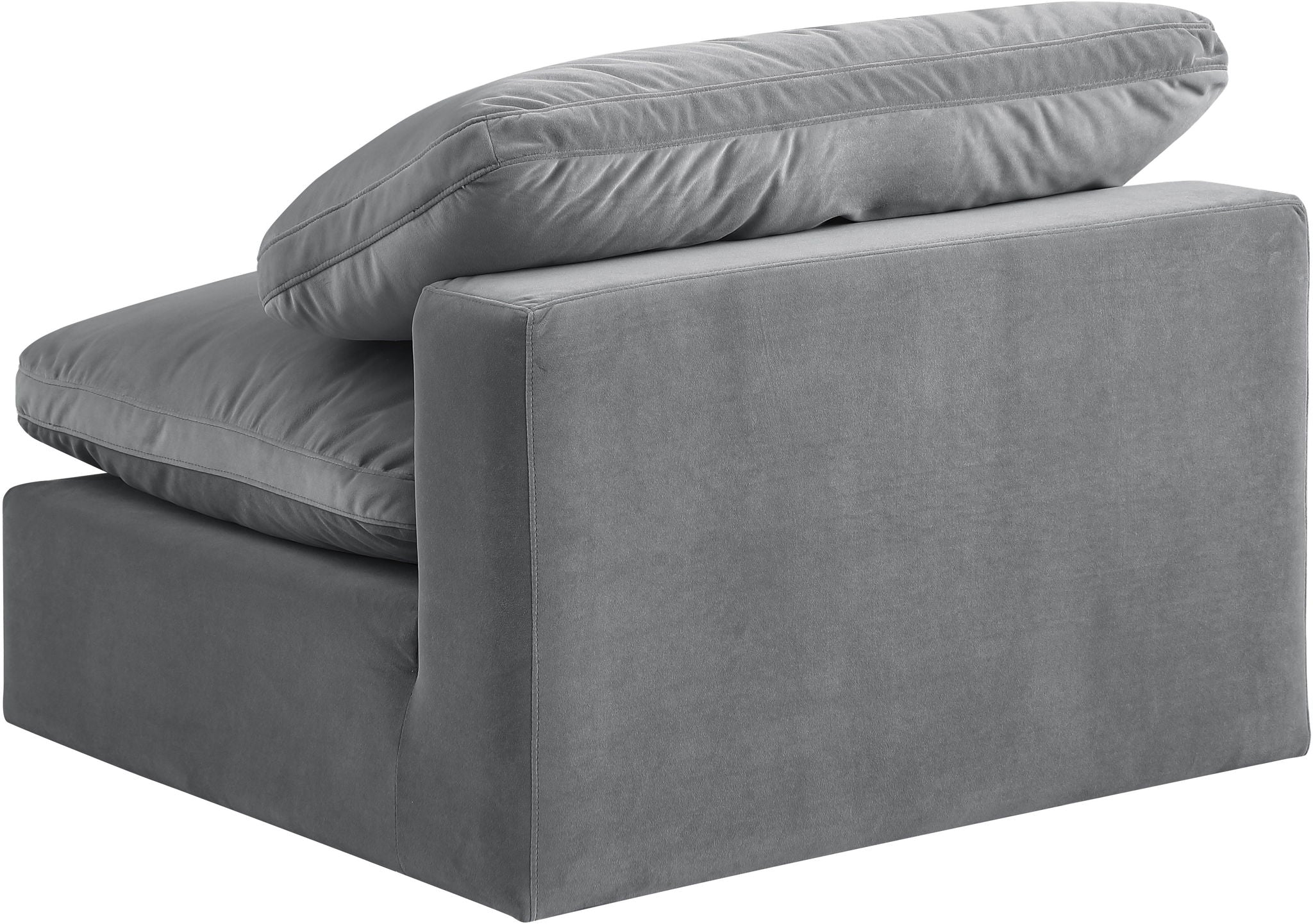 Comfy - Velvet Armless Chair