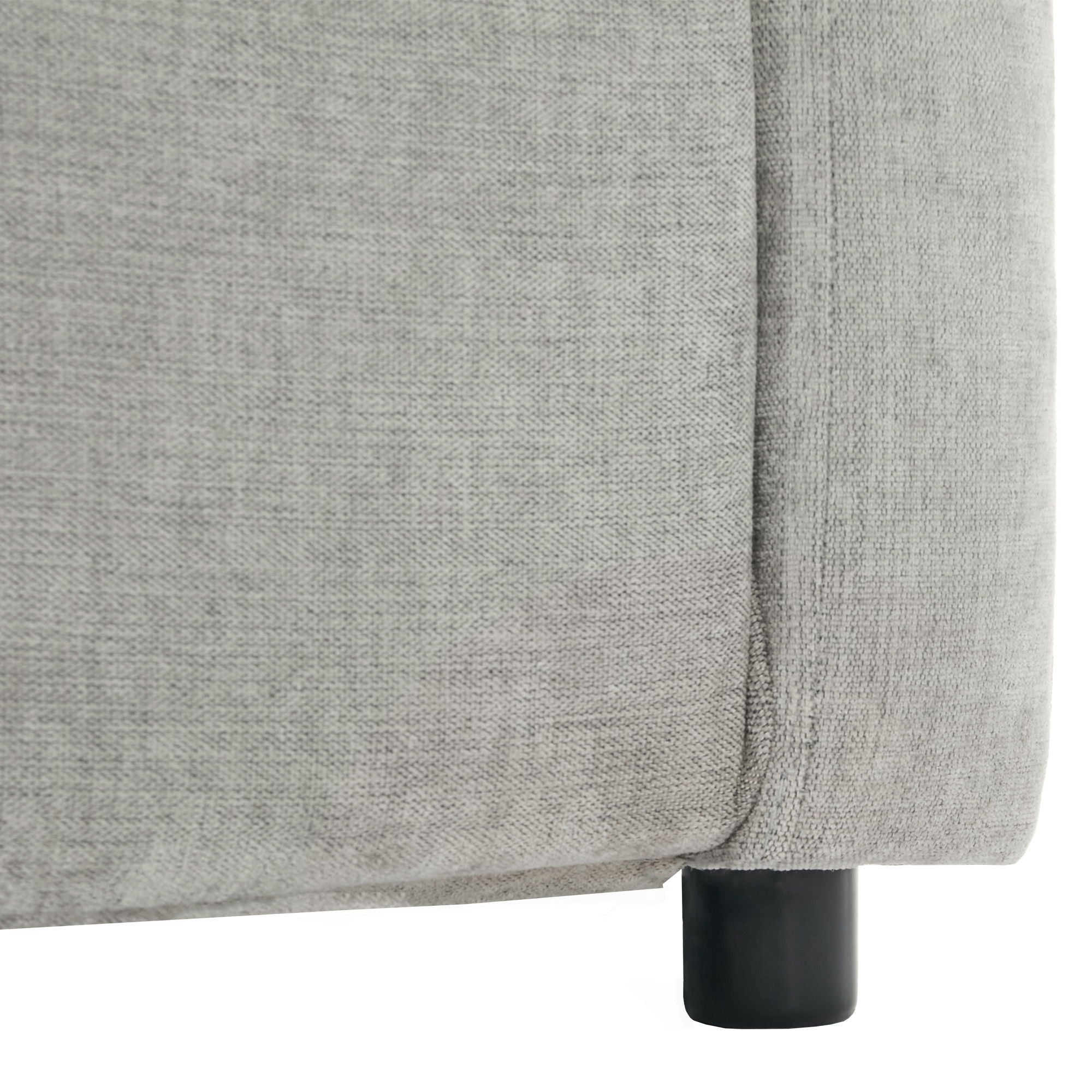 Cozy Upholstered 3 Seater Sofa With Double Cushion
