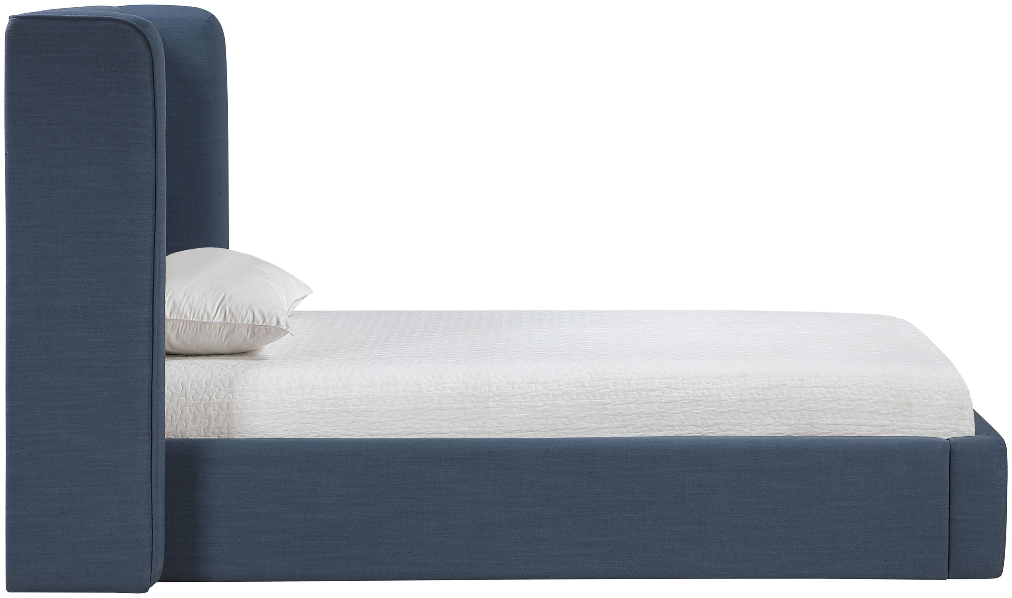 Kendall - Linen Textured Fabric Upholstered Bed