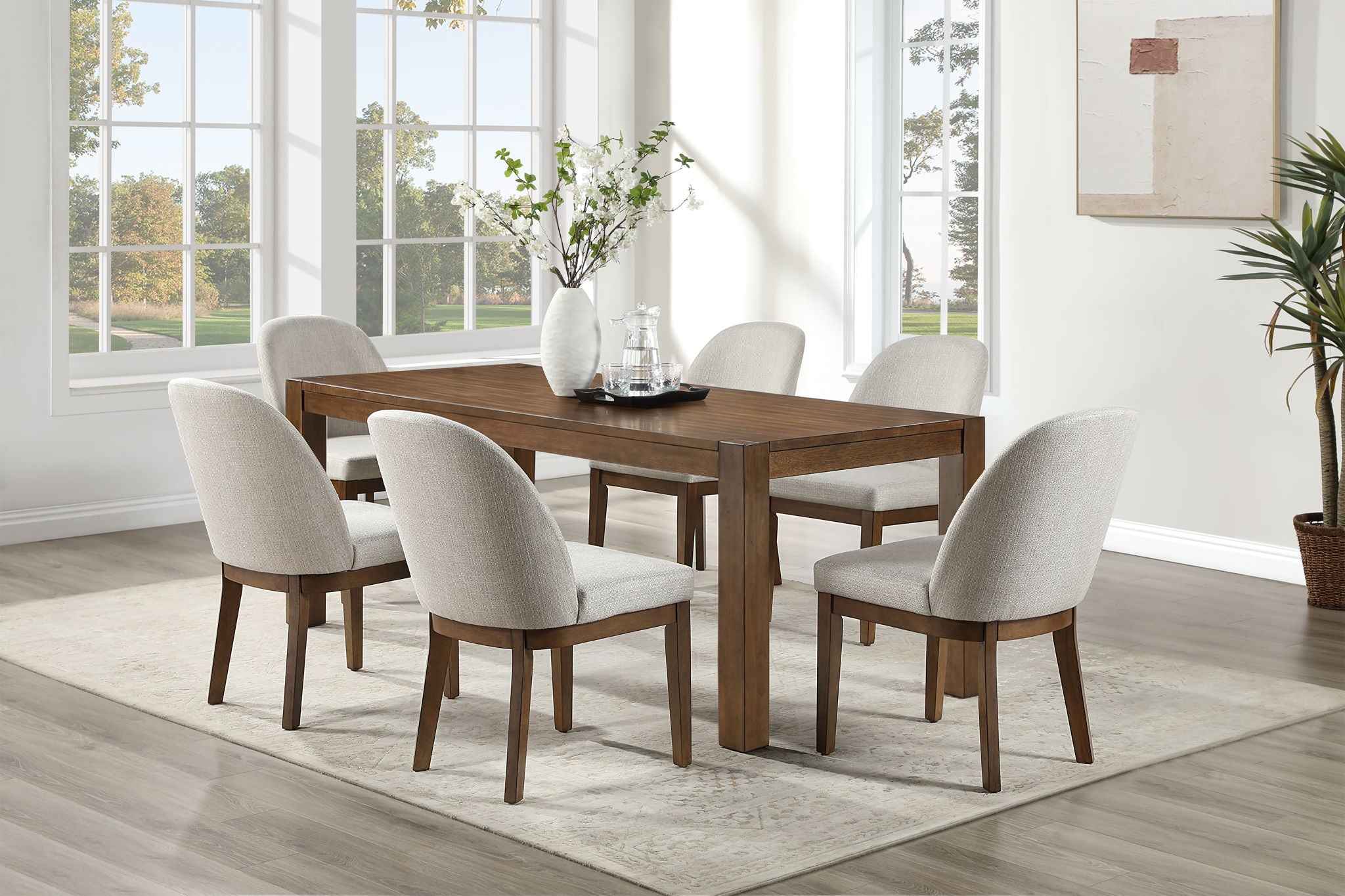 Phoenix - 78" Dining Table - Chestnut