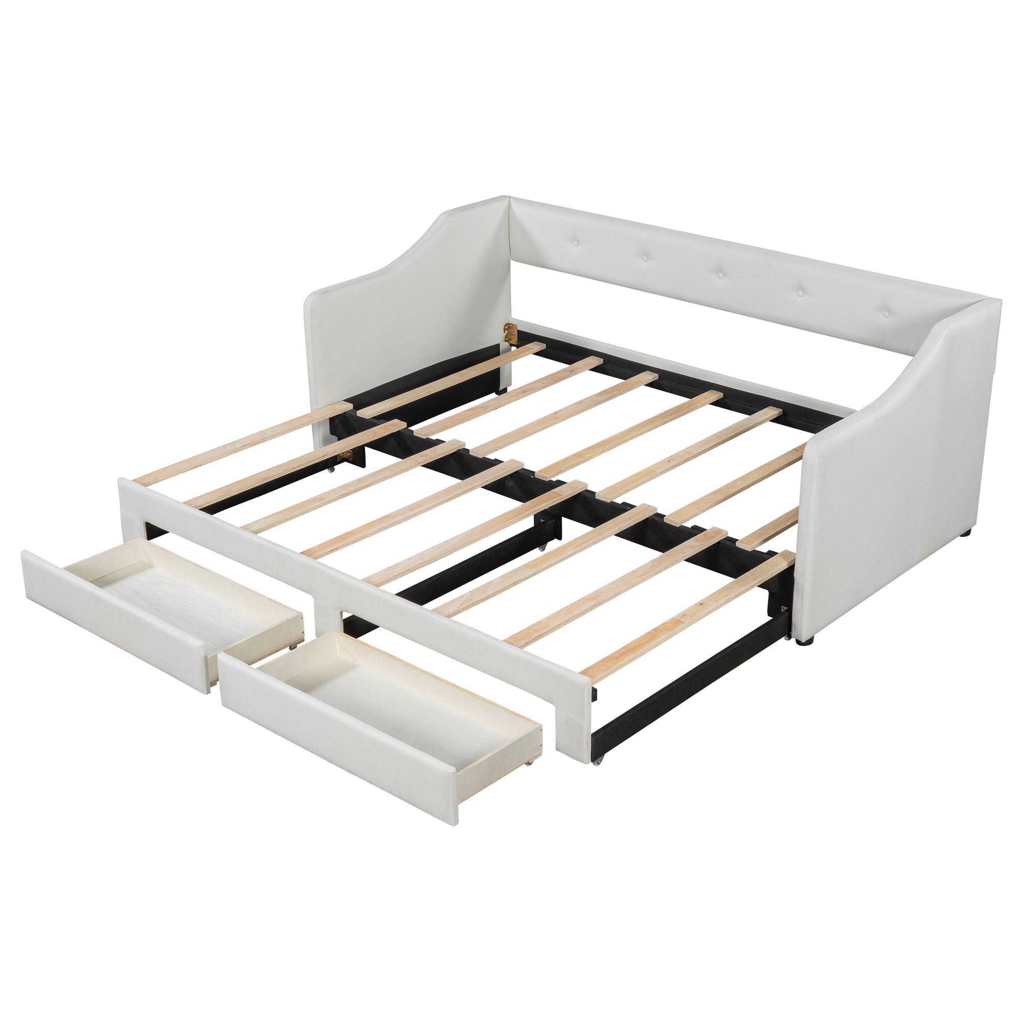 Upholstered Daybed With 2 Drawers