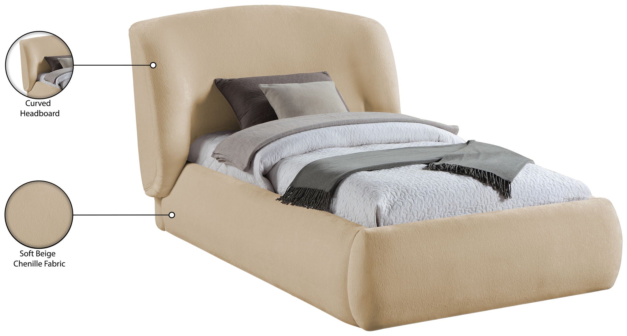 Sandro - Upholstered Bed