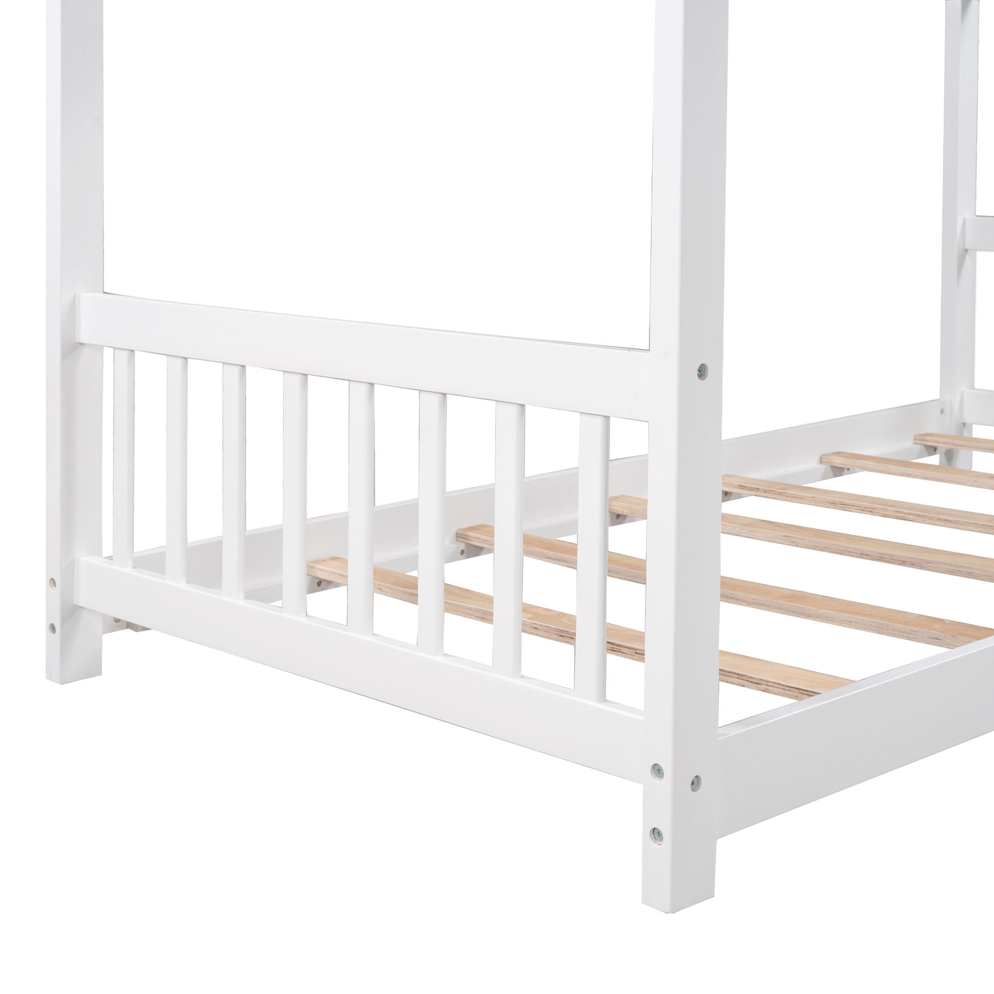 House Platform Bed With Headboard And Footboard, Roof Design