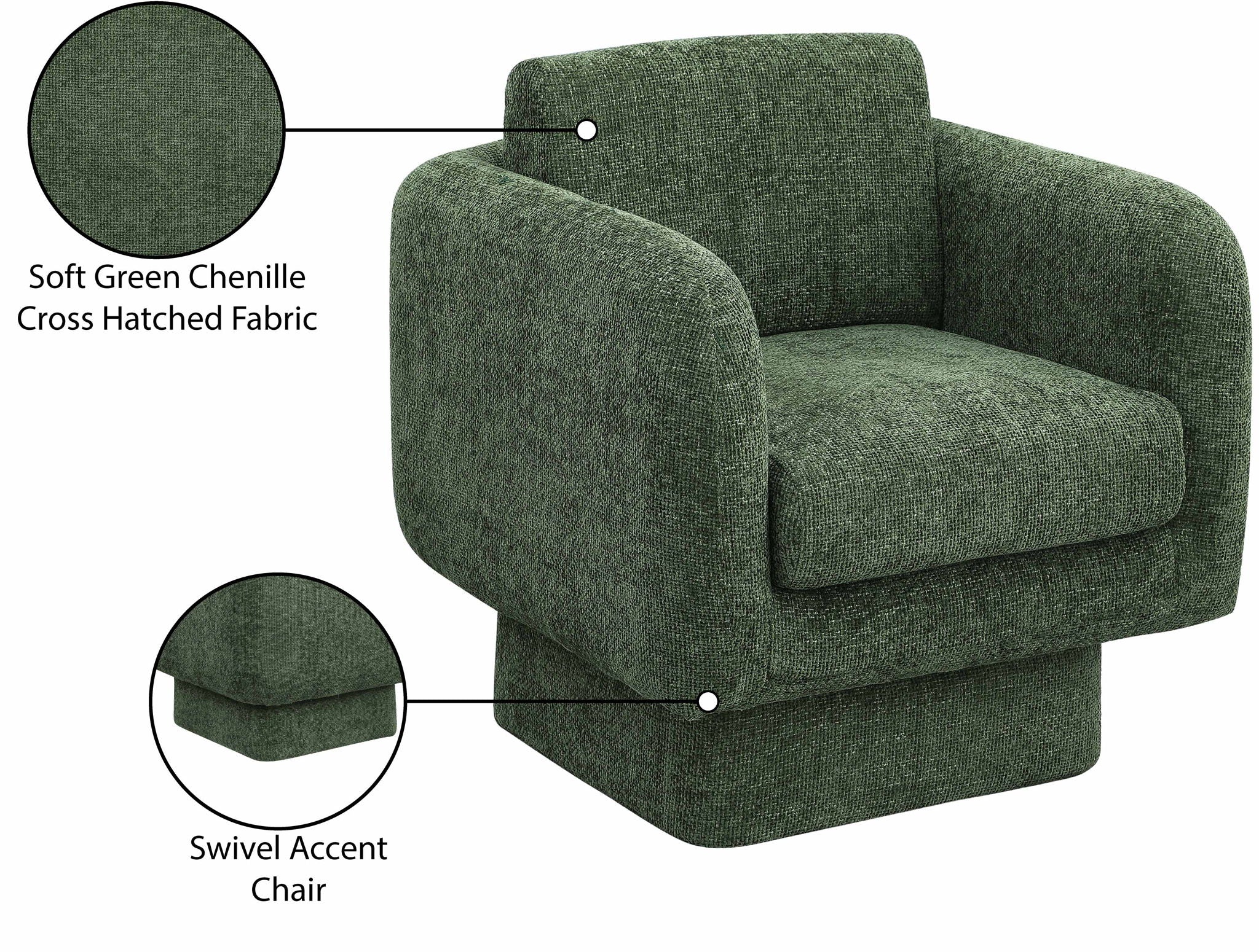 Alessandra - Swivel Accent Chair