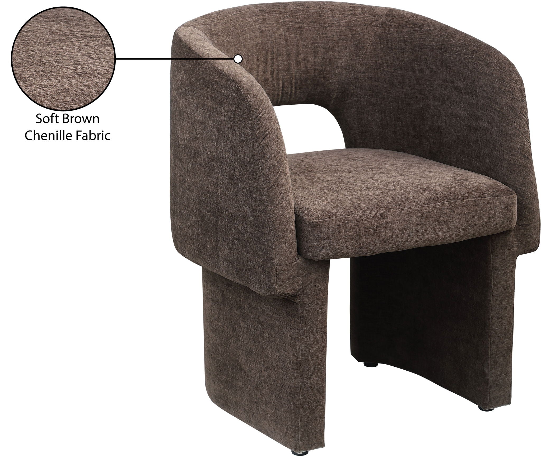 Emmet - Chenille Dining Chair / Accent Chair