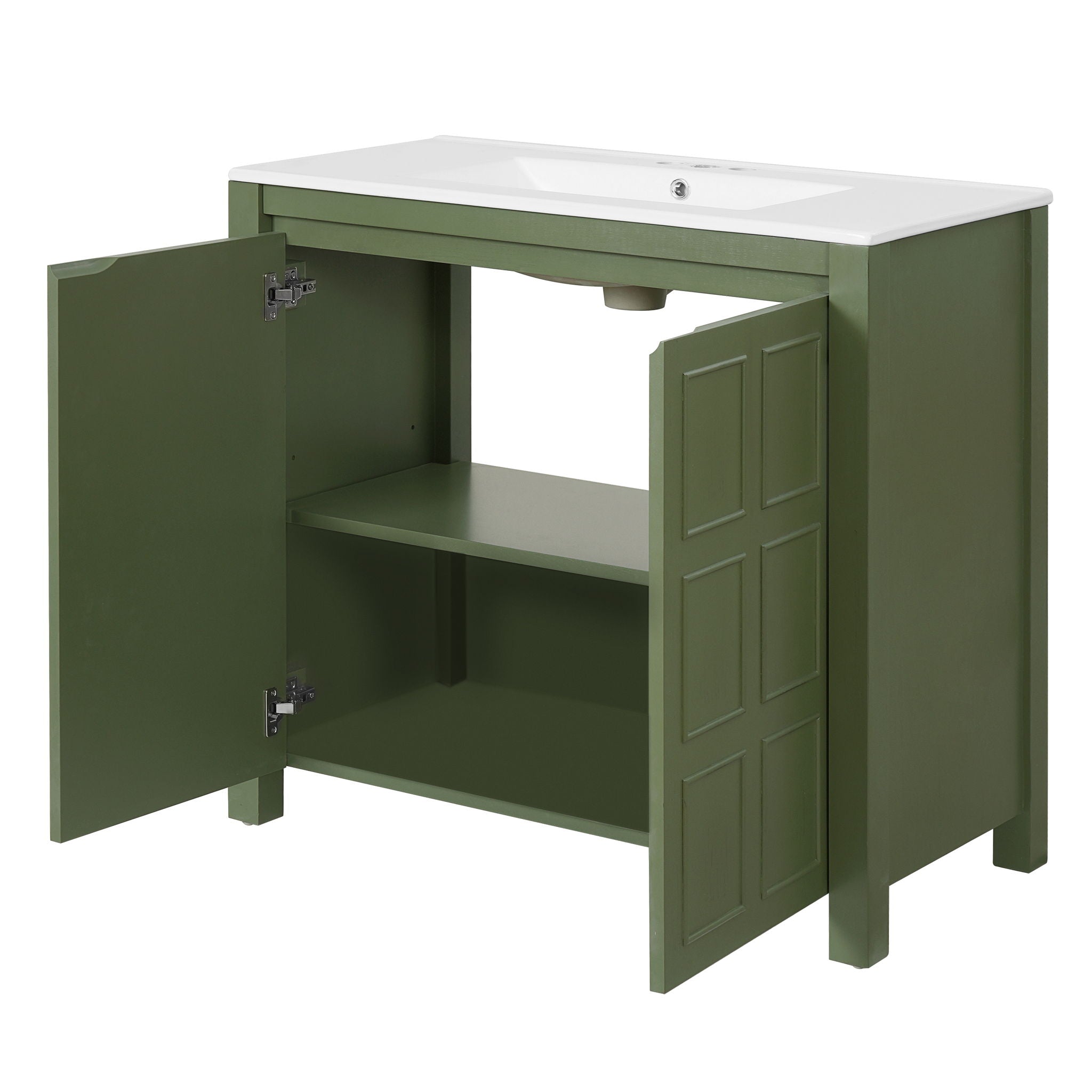 Bathroom Vanity Organizer With Sink, Combo Cabinet Set, Bathroom Storage Cabinet