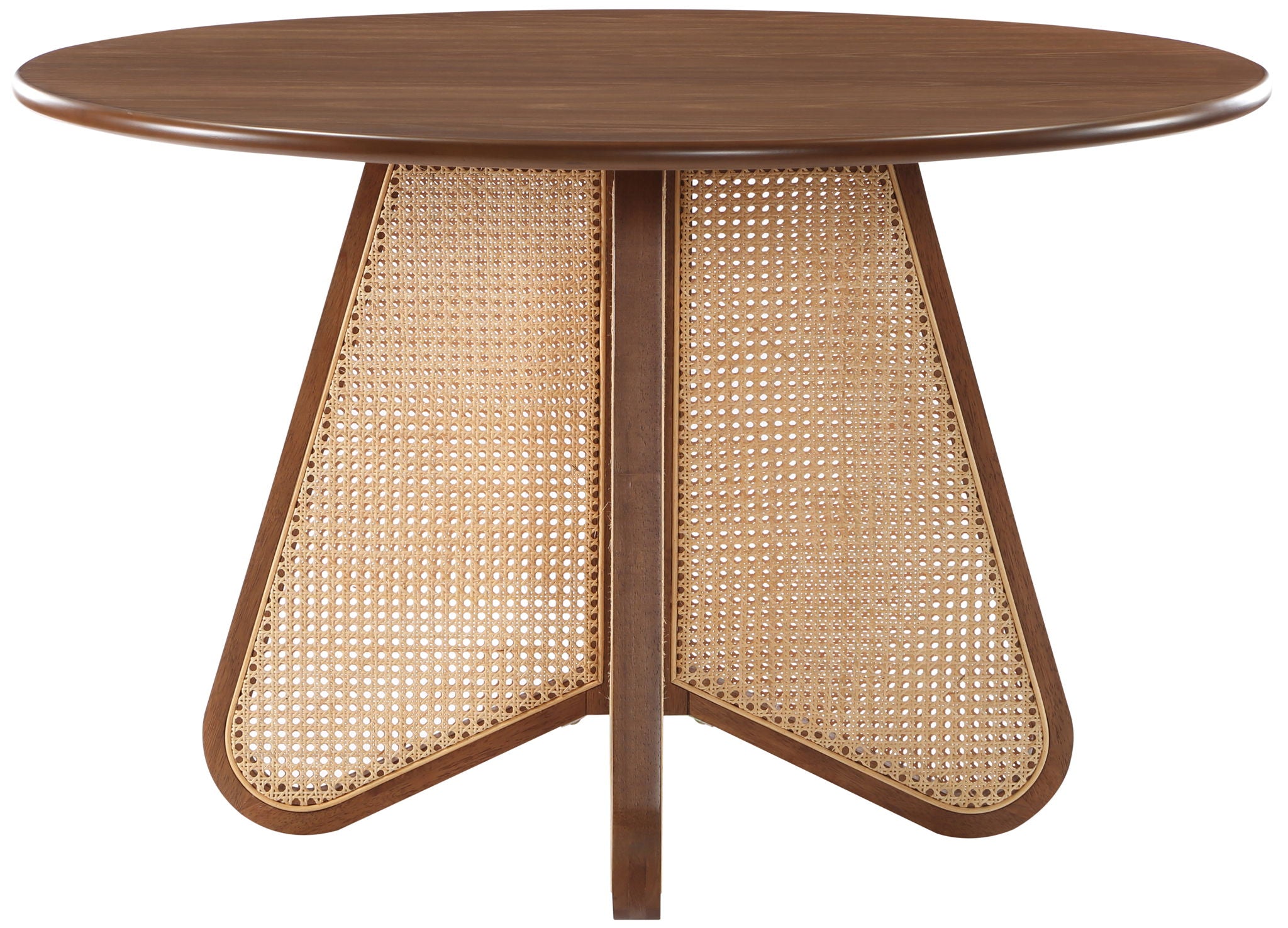 Butterfly - Solid Wood And Natural Cane Table