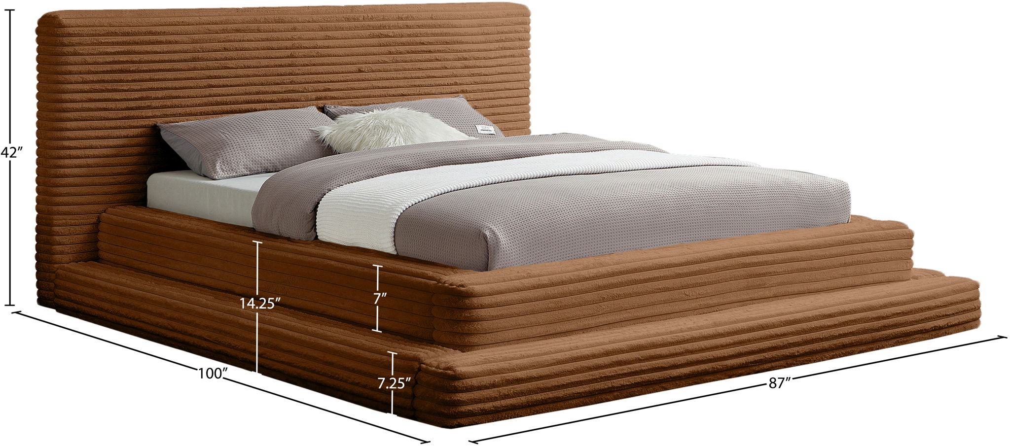 Drew - Fabric Upholstered Bed
