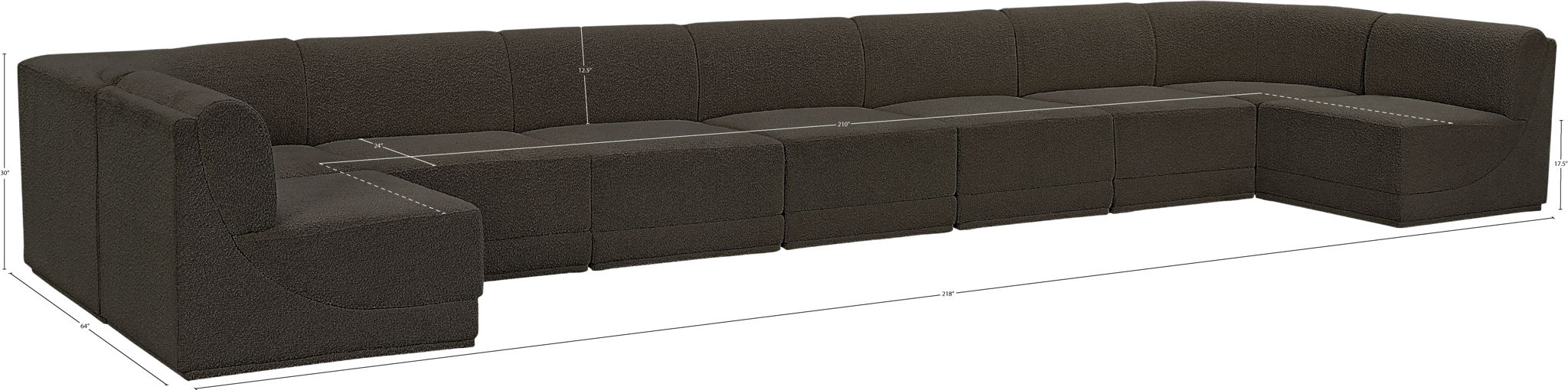 Ollie - 9 Piece Modular Sectional