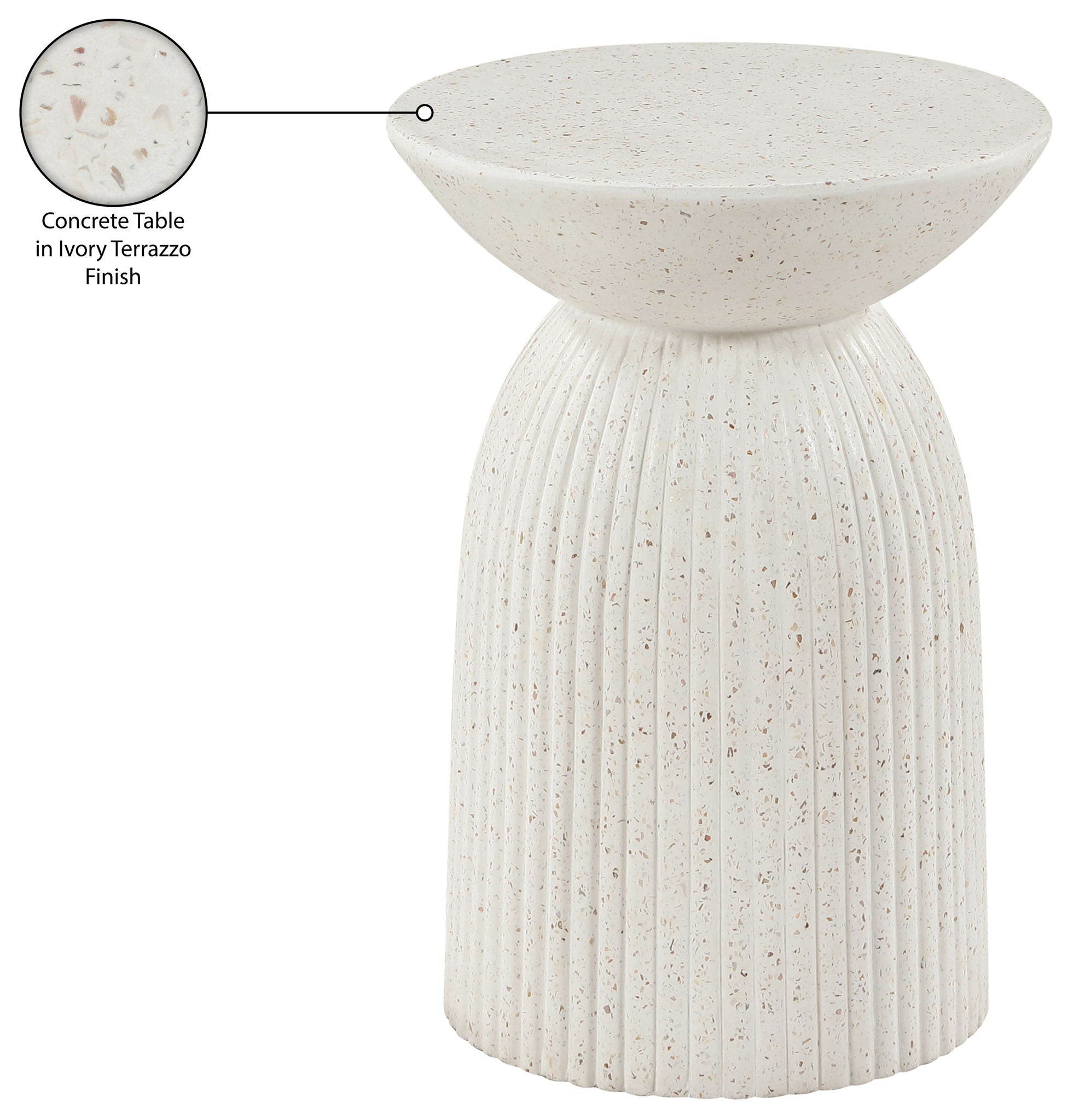 Opani - Concrete End Table