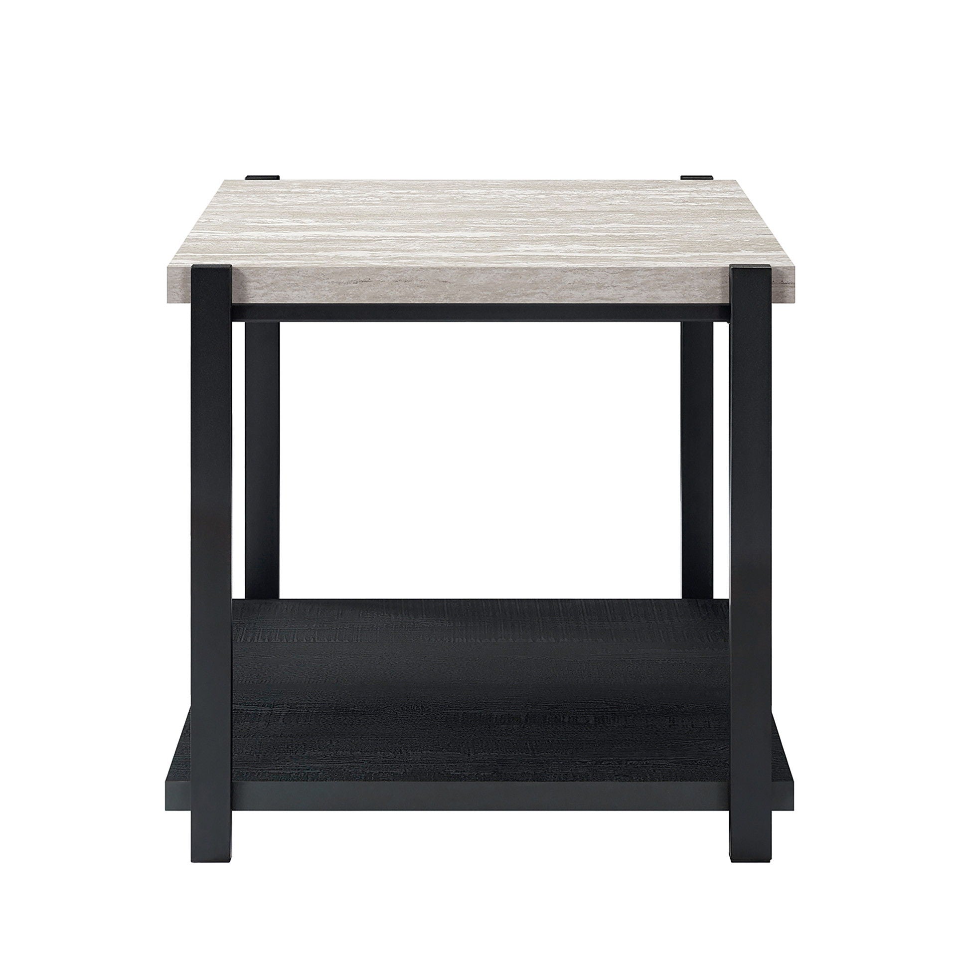 Linea - 3 Piece Occasional Set (1 Coffee & 2 End Tables) - Light Gray