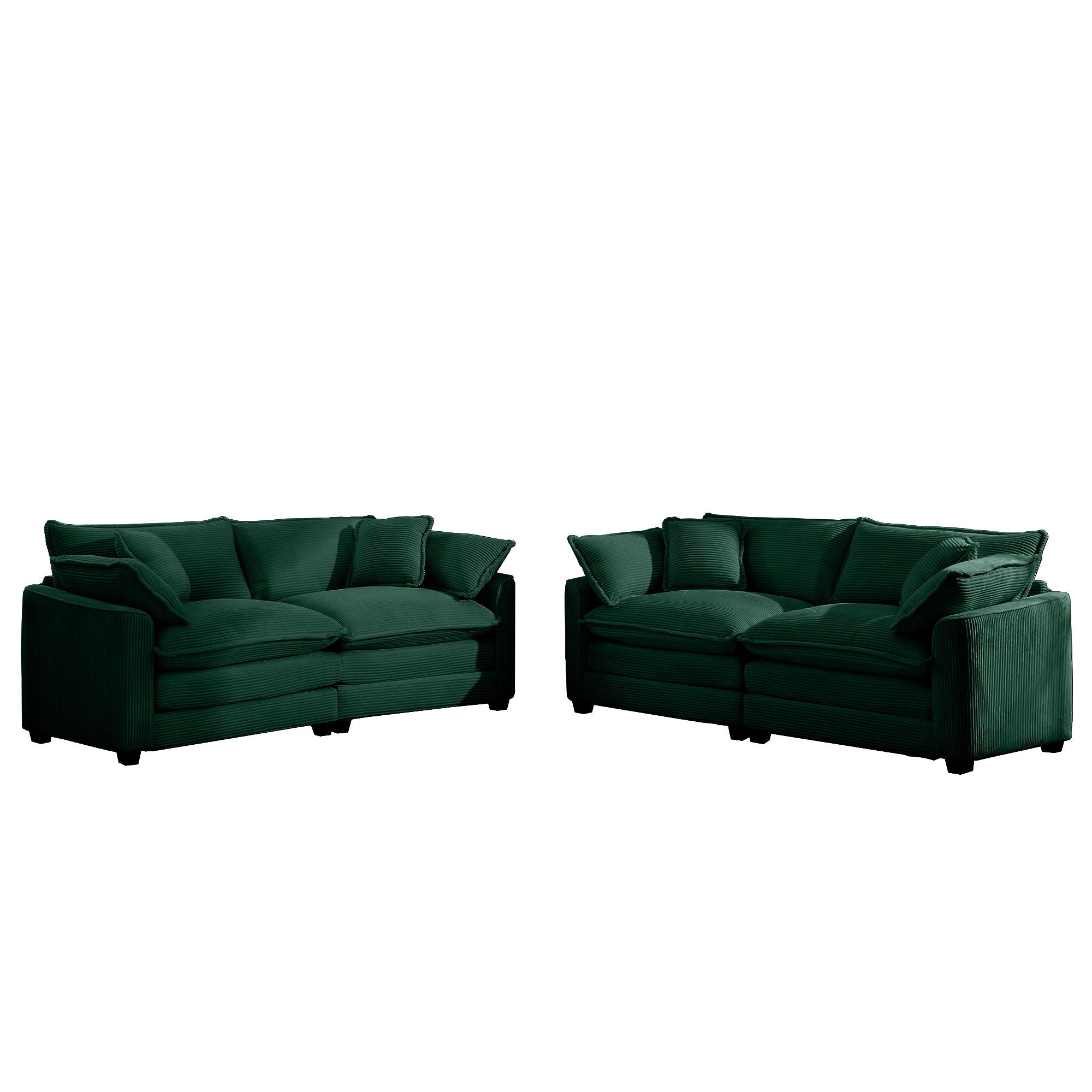 Elegant Oversized Sectional Sofa Set With Deep Seats And Flexible Layout