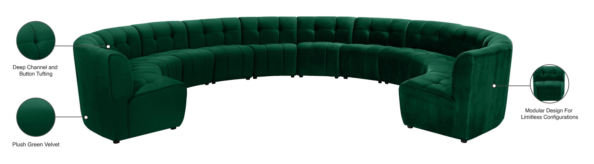 Limitless - 12 Pc. Modular Sectional