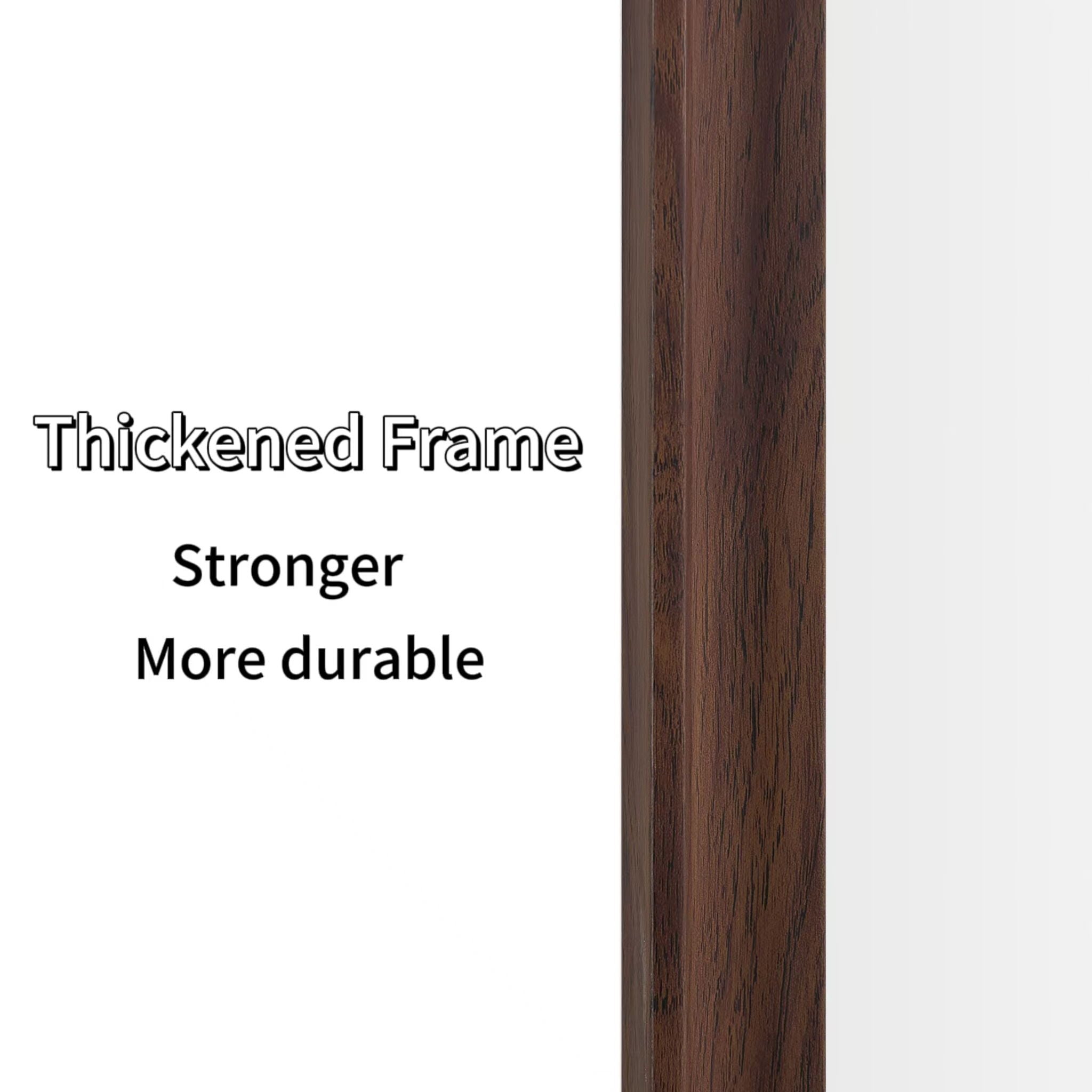 Full-Body Floor Mirror With Frame