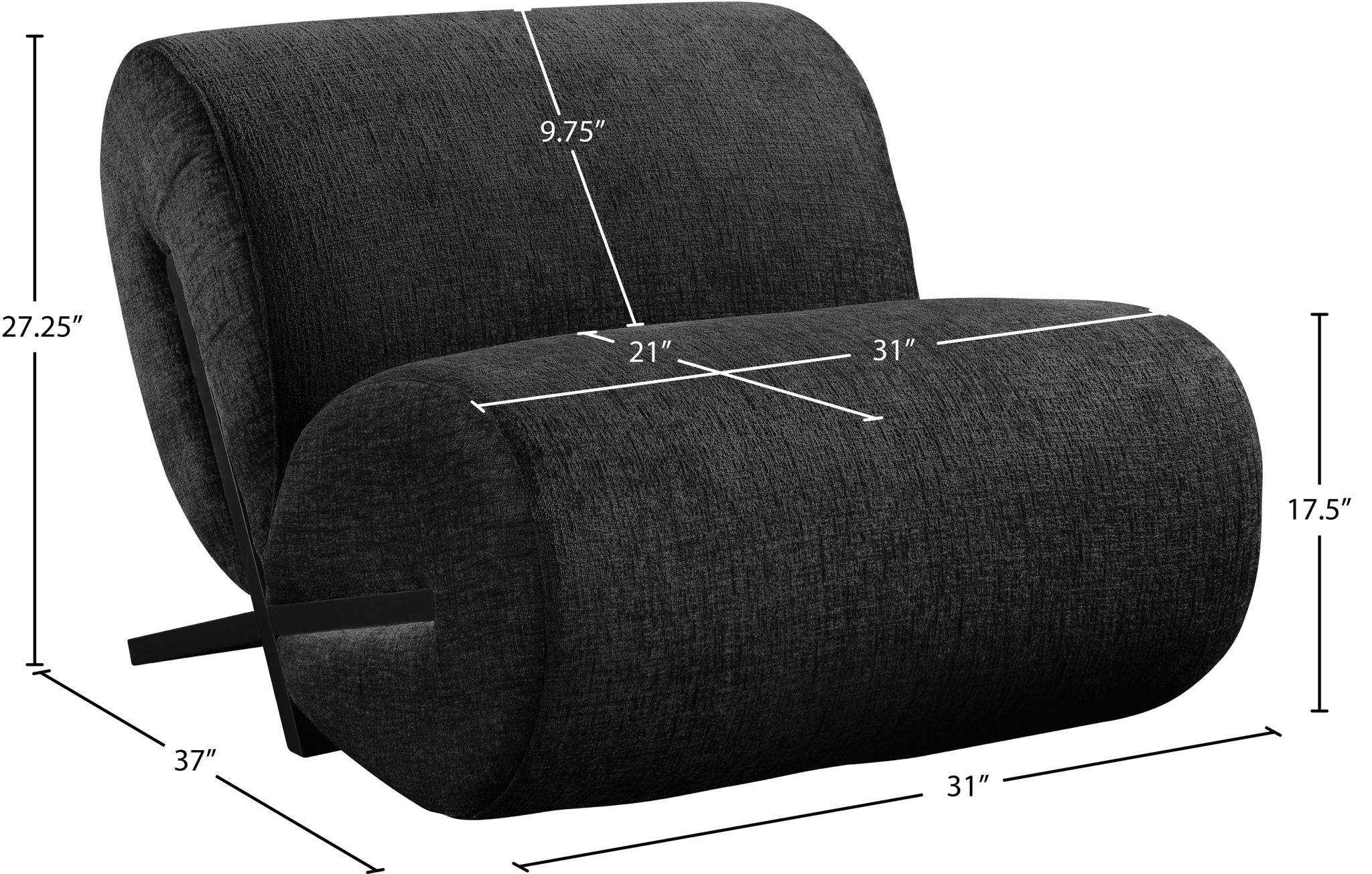 Akira - Fabric Upholstered Accent Chair