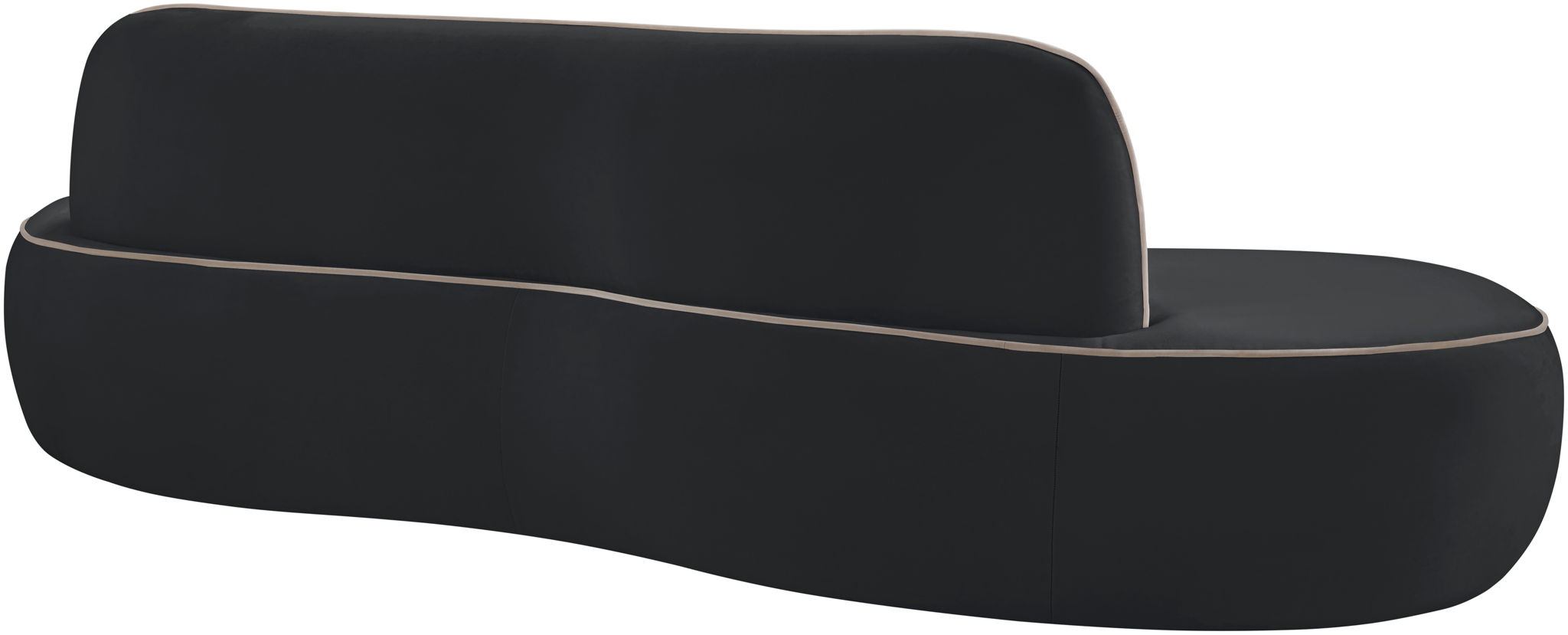Swerve - Velvet 101" Upholstered Sofa