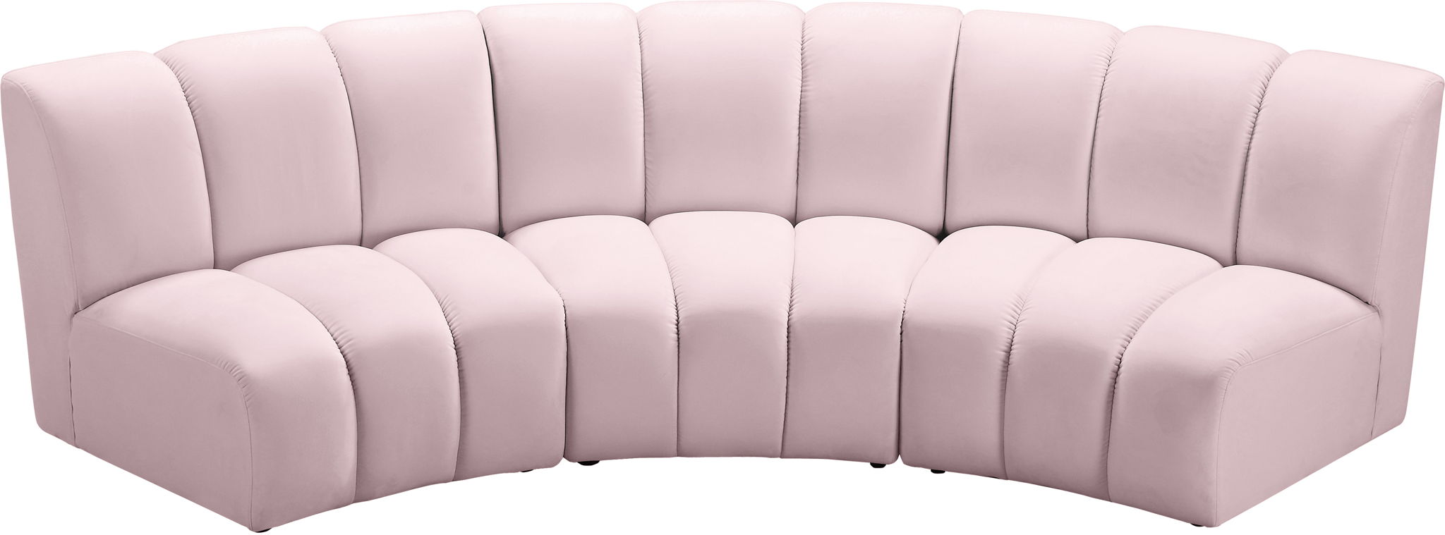 Infinity - 3 Piece Velvet Modular Sectional