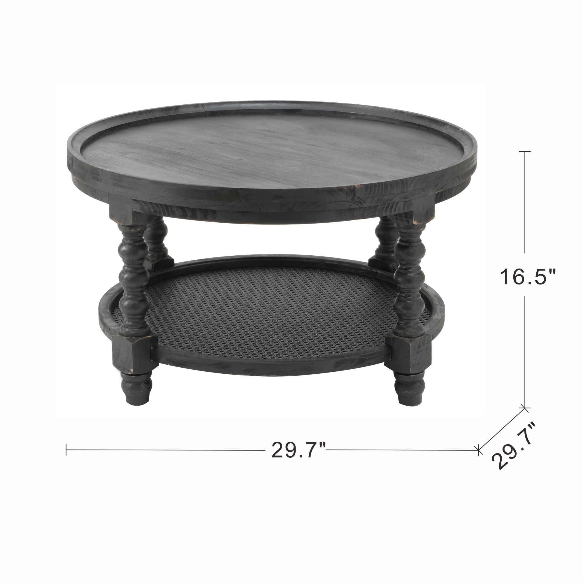 Round 2 Tiered Side Tabel, End Tabel For Lving Room Bedroom Entryway