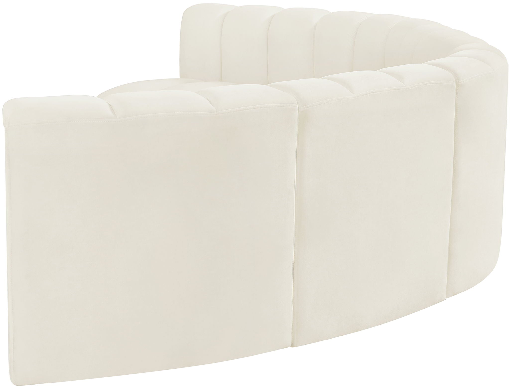 Arc - Velvet 6 Piece U-Shaped Modular Sofa