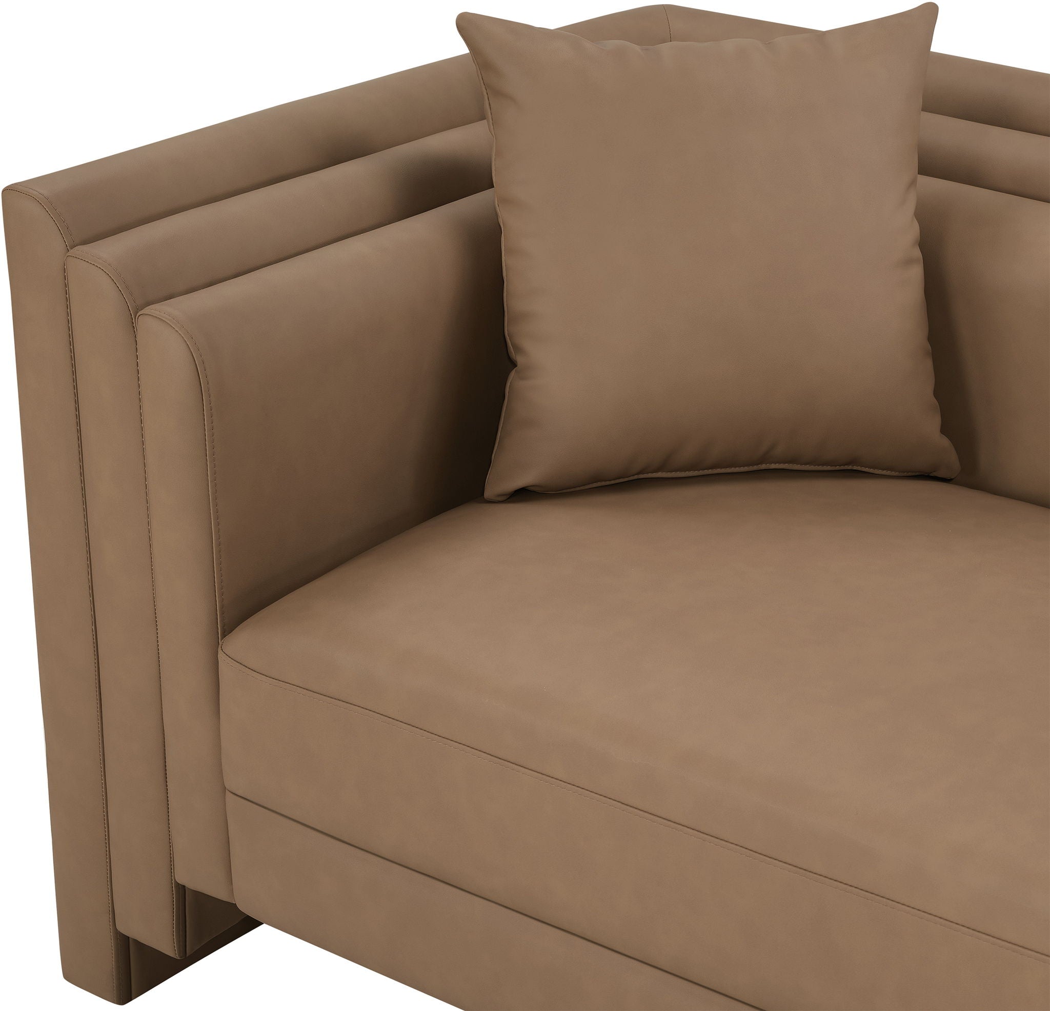 Everett - Vegan Leather Upholstered Loveseat
