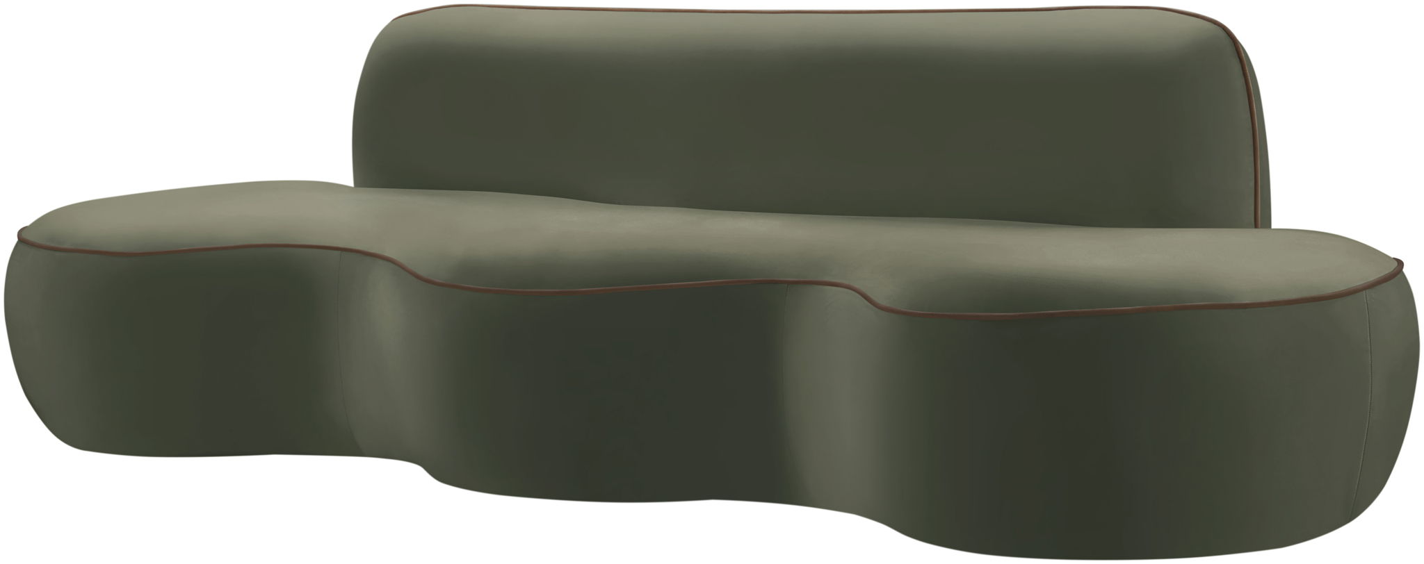 Swerve - Velvet 101" Upholstered Sofa