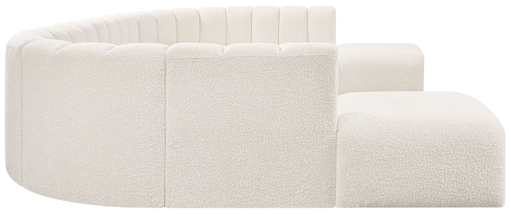 Arc - Boucle Fabric Modular Sectional