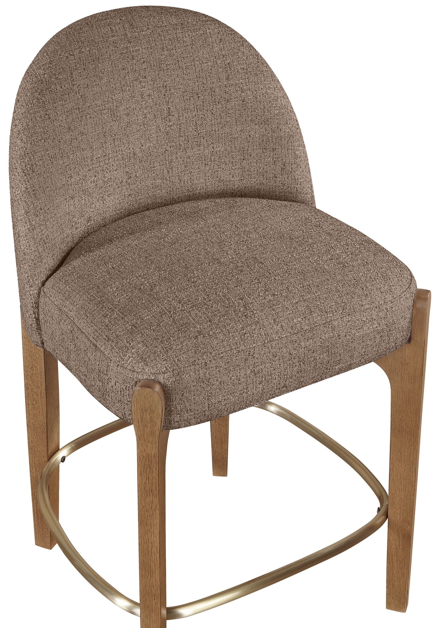 Torino - Counter Stool With Brushed Brown Base