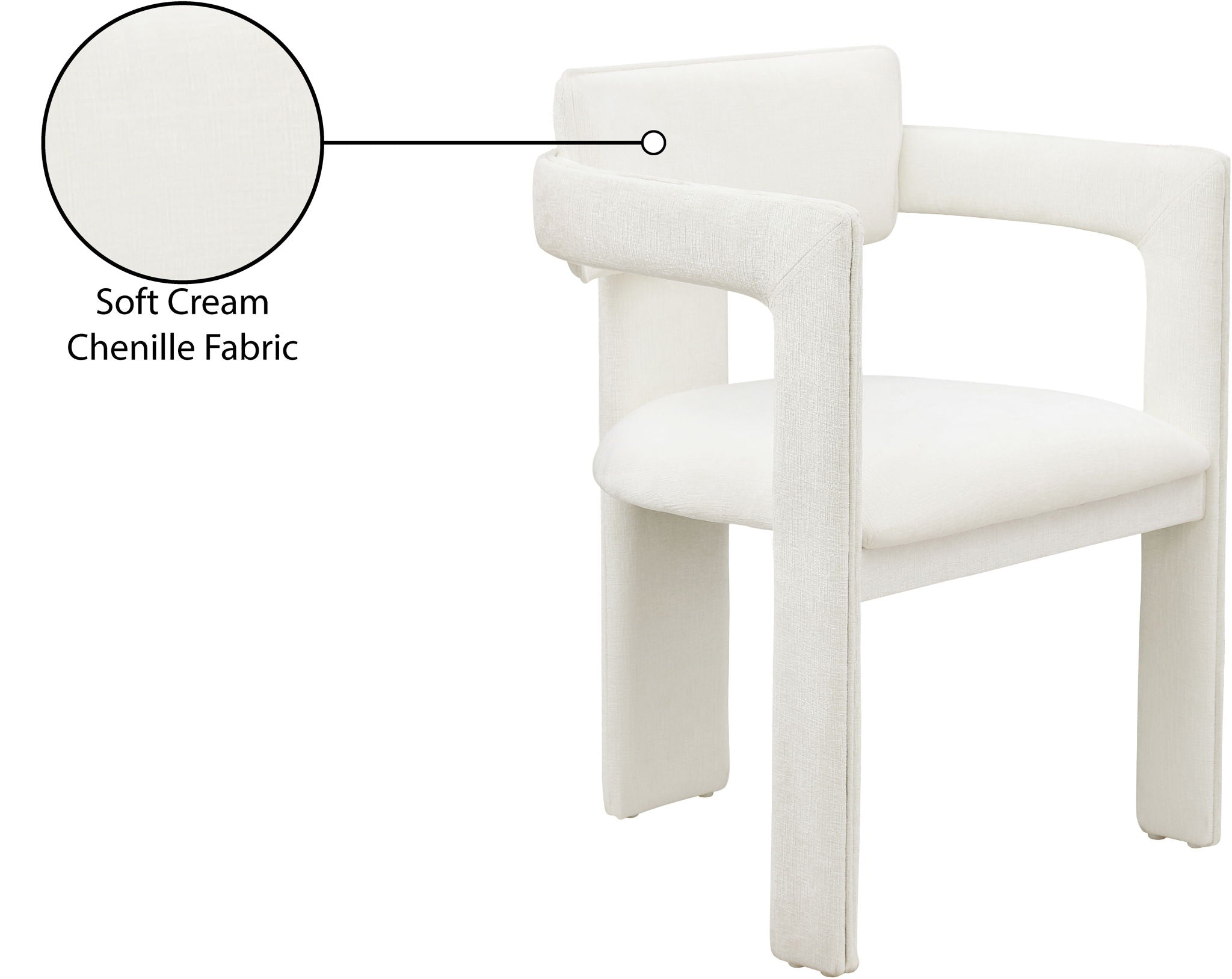 Brenda - Chenille Dining Chair (Set of 2)