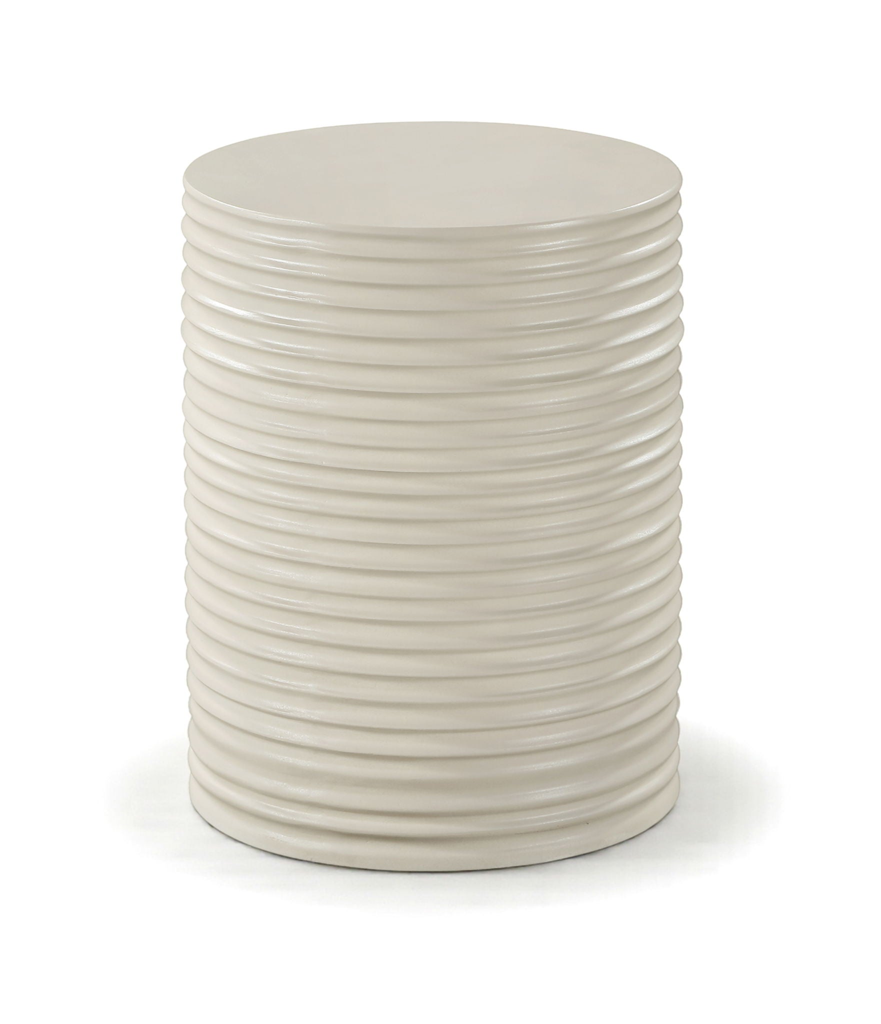 Nobi - Concrete End Table - Taupe