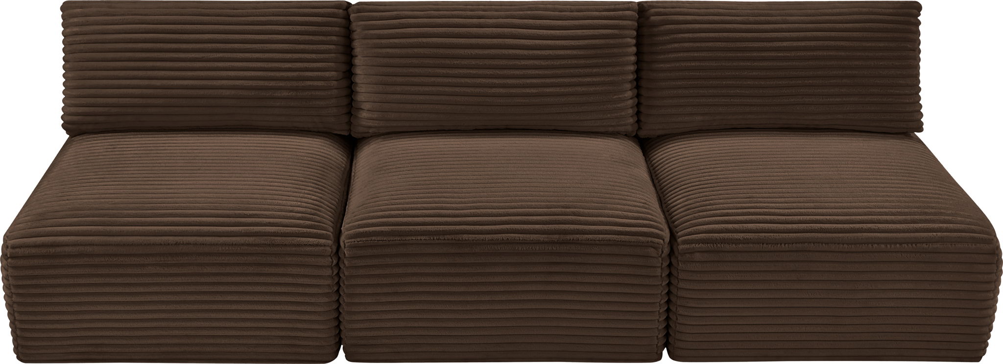 Shaggy - 3 Seat Modular Armless Sofa