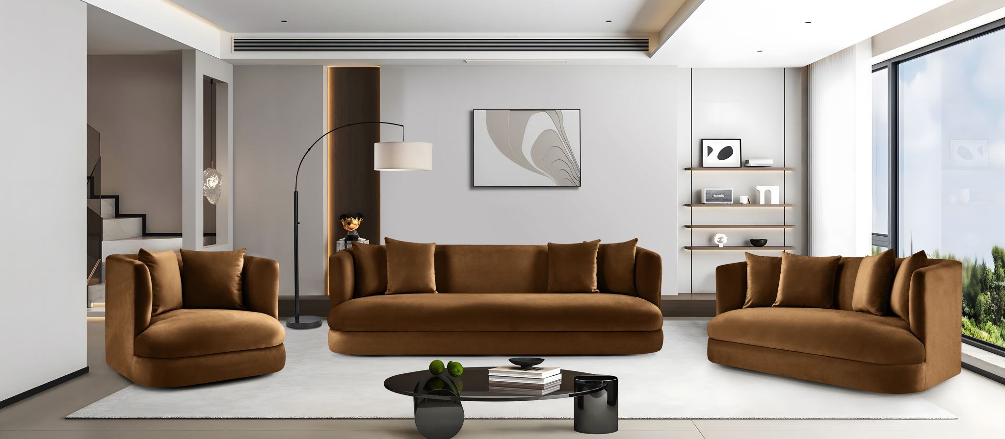 Alder - Velvet Loveseat