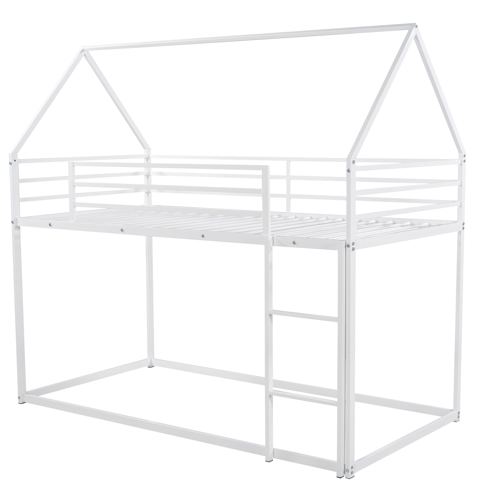 House Bunk Bed With Built In Ladder