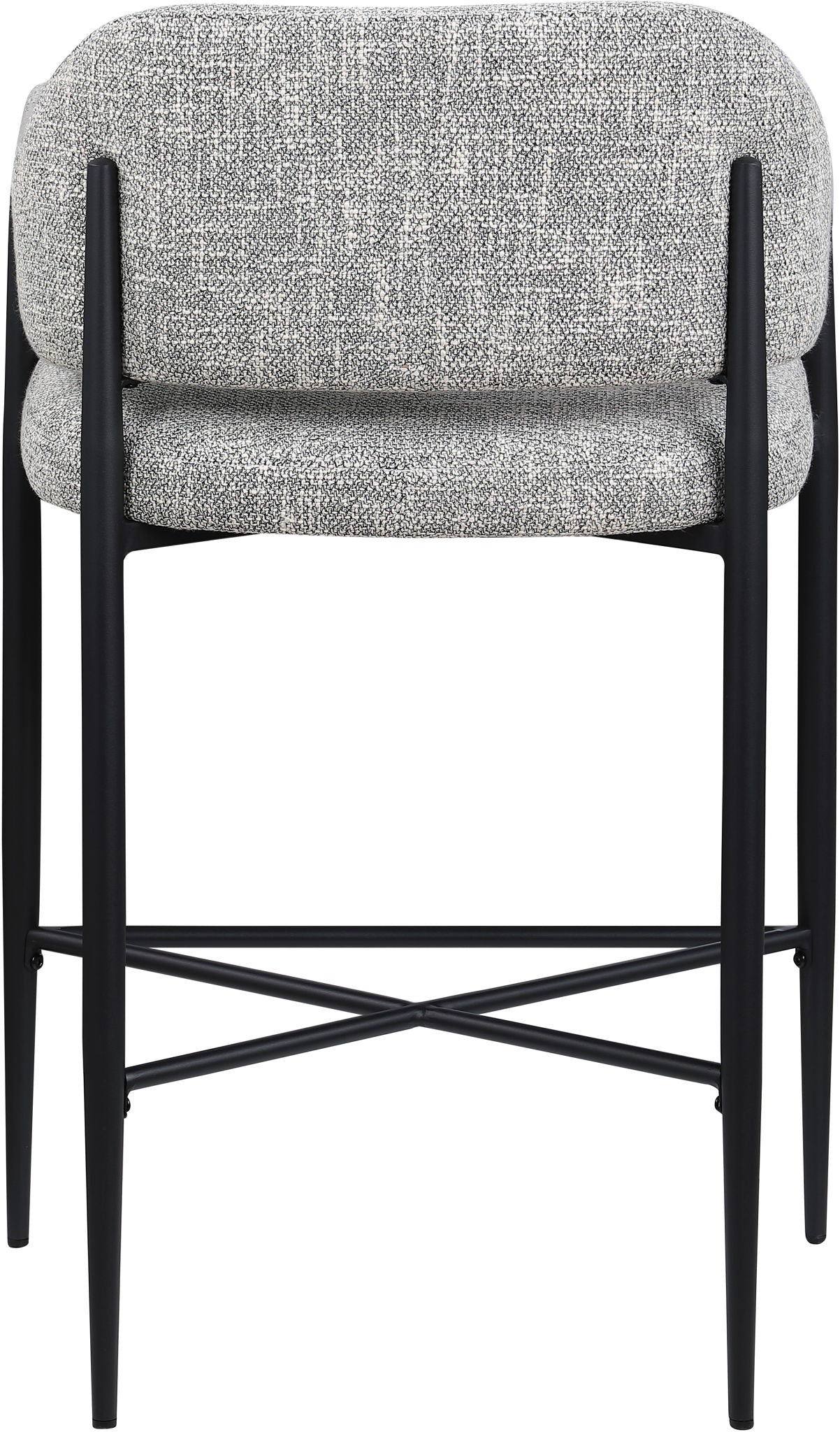 Dame - Fabric Upholstered Counter Stool (Set of 2)