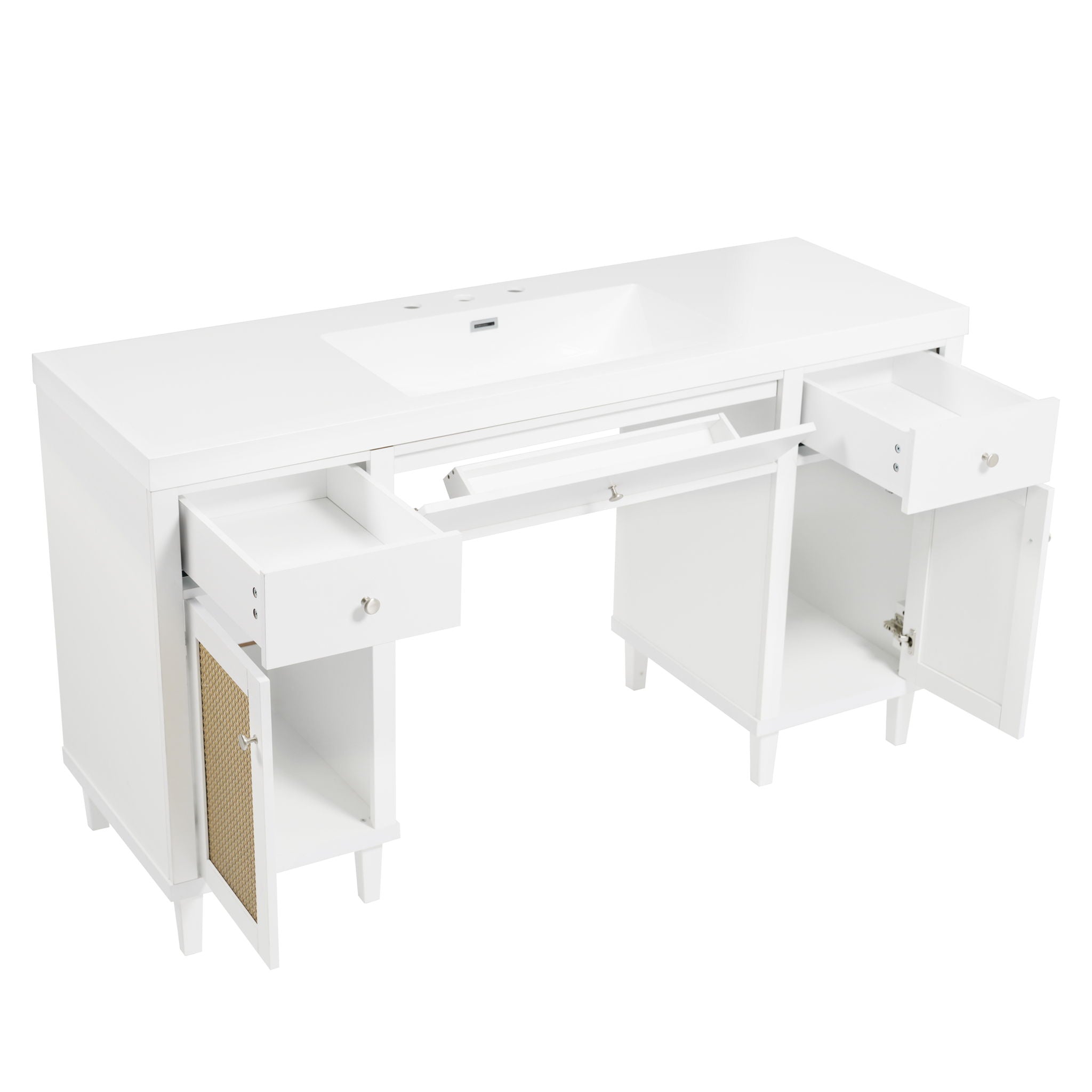 Bathroom Vanity With Sink, Spacious Storage Cabinet
