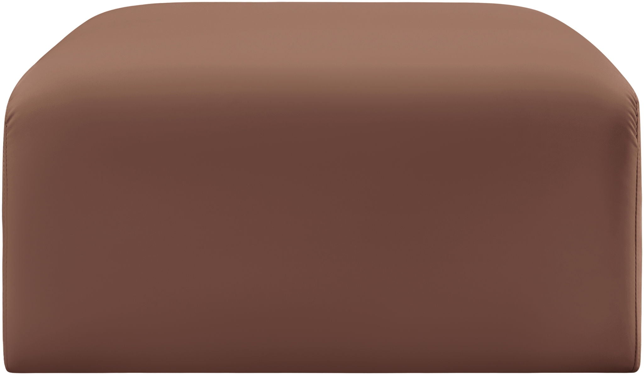 Arc - Faux Leather Ottoman