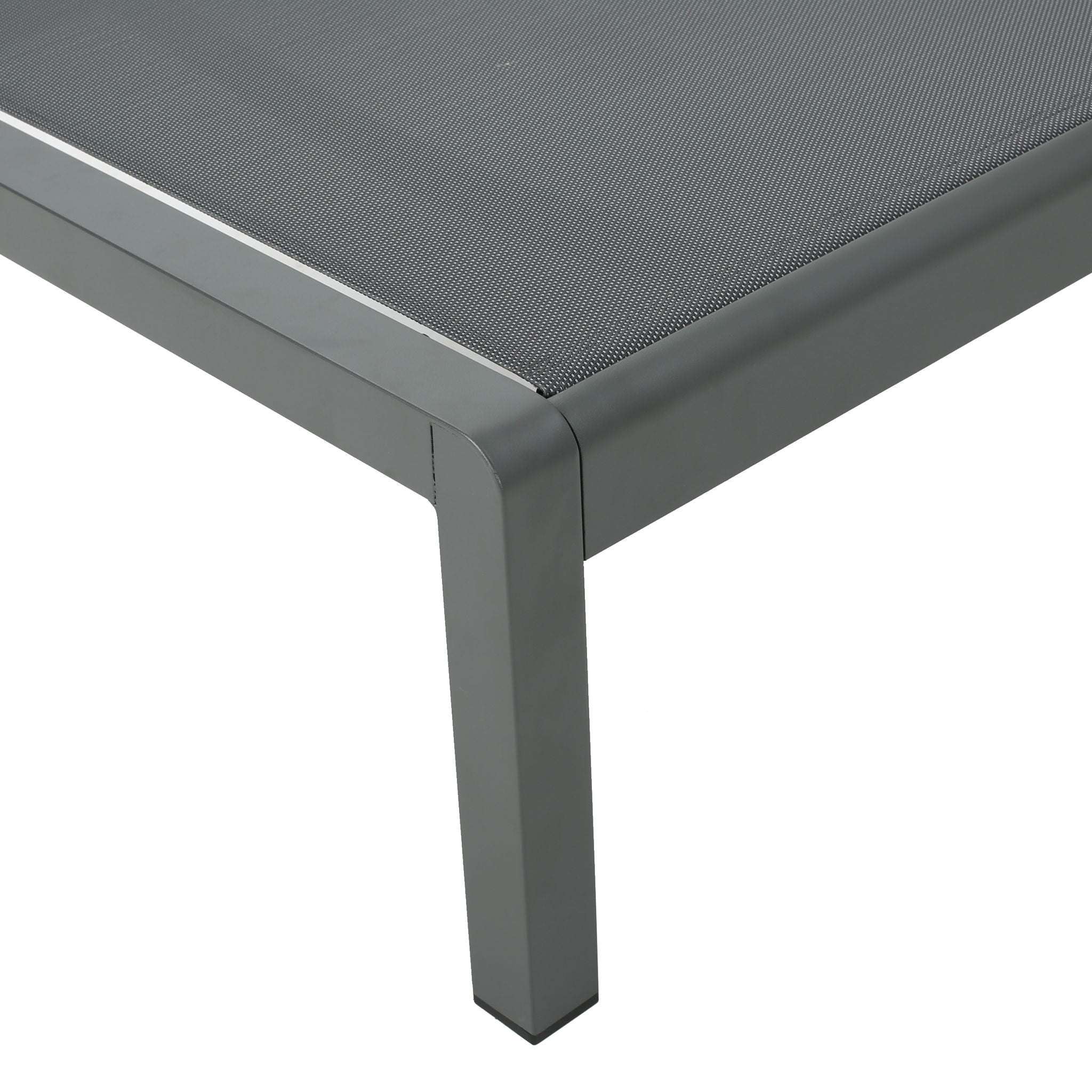 Outdoor Patio Chaise Lounge With 5 Reclining Positions